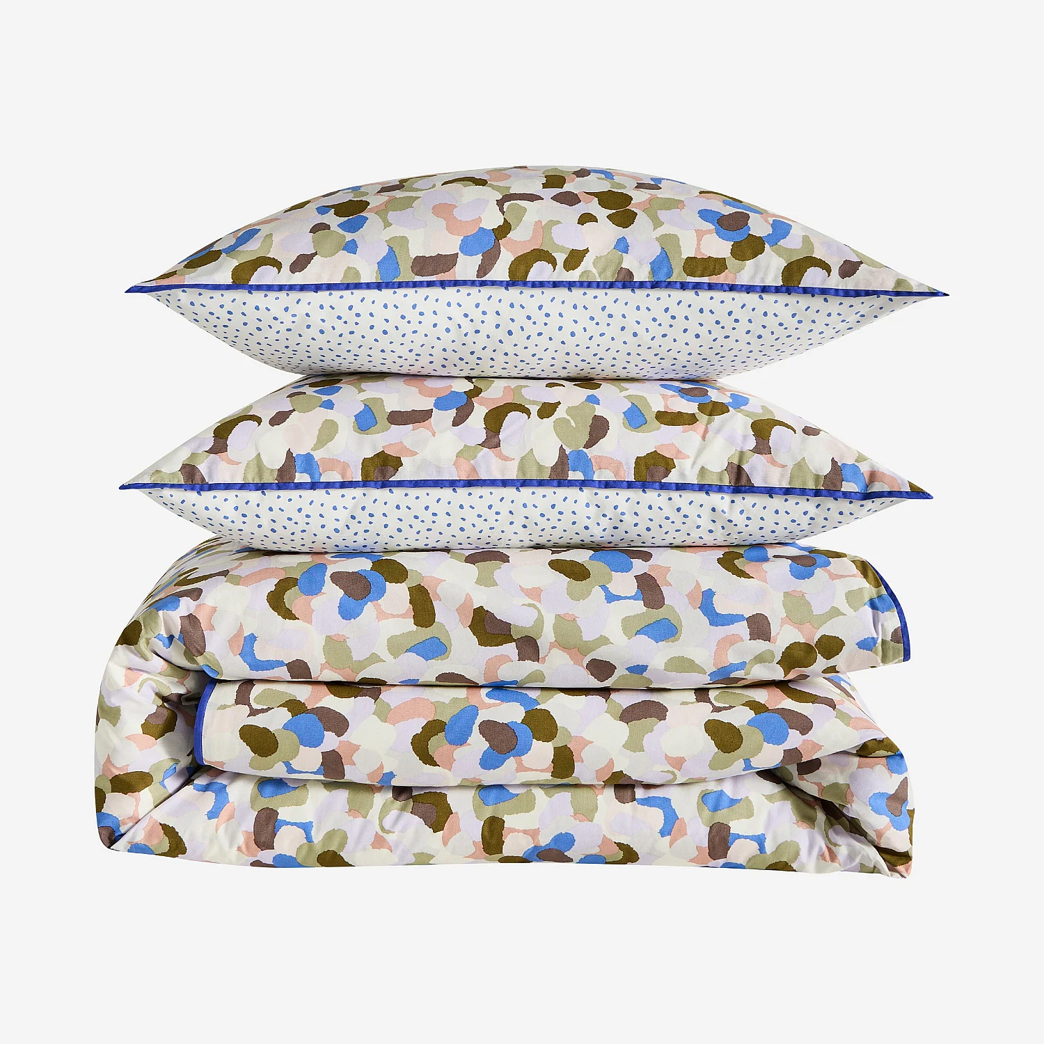 Set lenzuola in cotone biologico percale - 240 x 220 cm - Motivi multicolori - Design di Floriane Jacques - 2