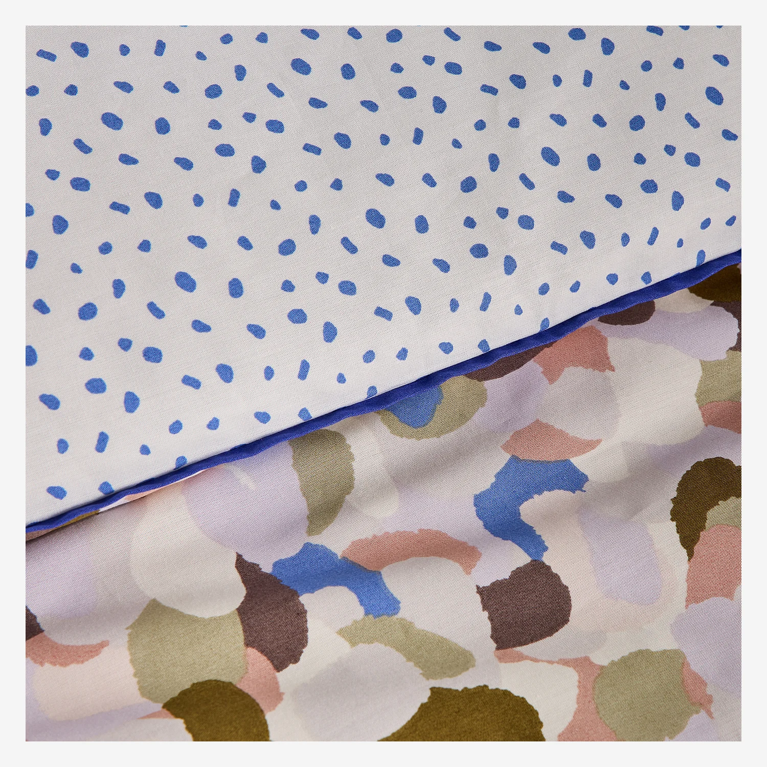 Parure de lit en percale de coton bio - 260 x 240 cm - Motifs multicolores - Design by Floriane Jacques - 7