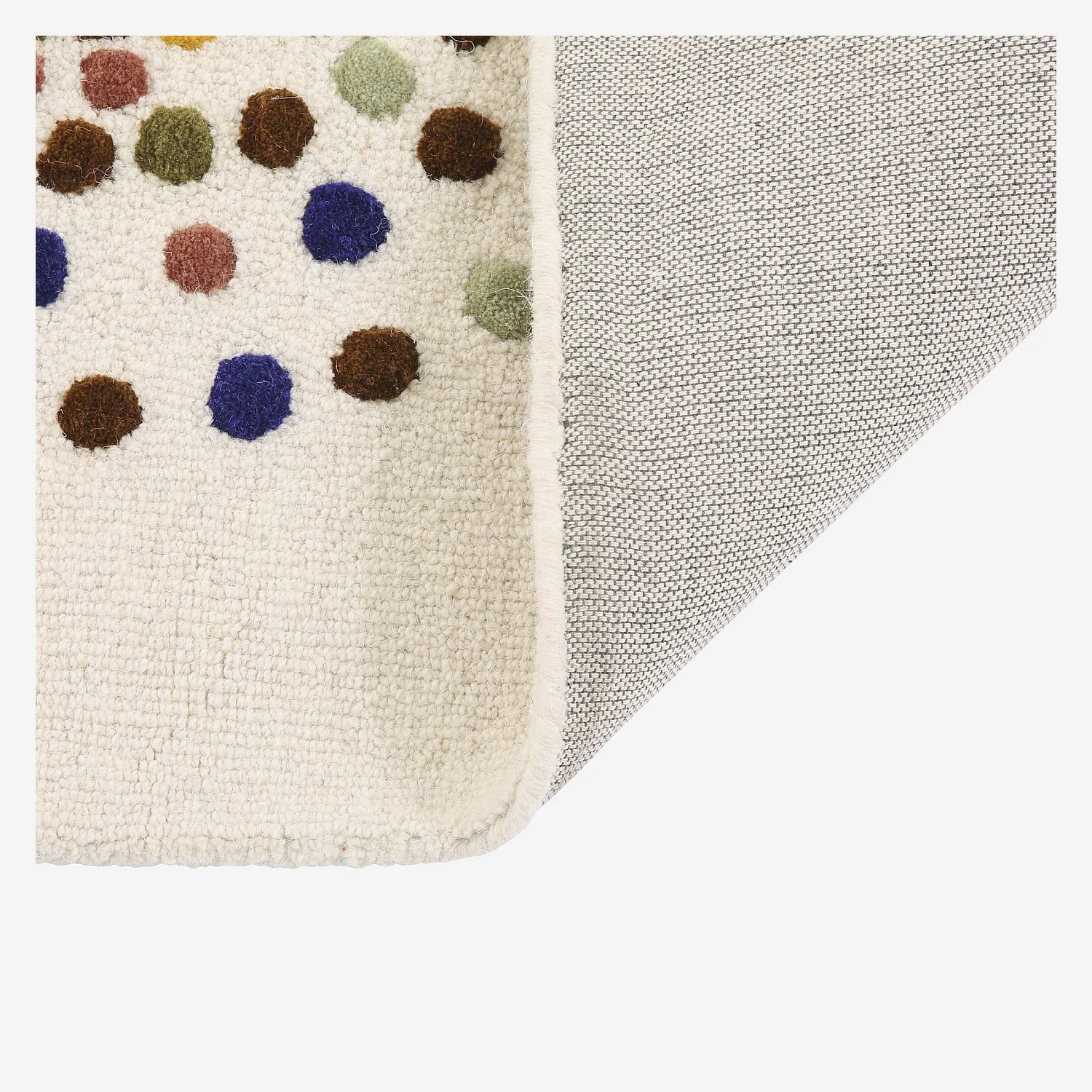 Tappeto in lana 120 x 170 cm - Beige e multicolore - Design di Floriane Jacques - 4