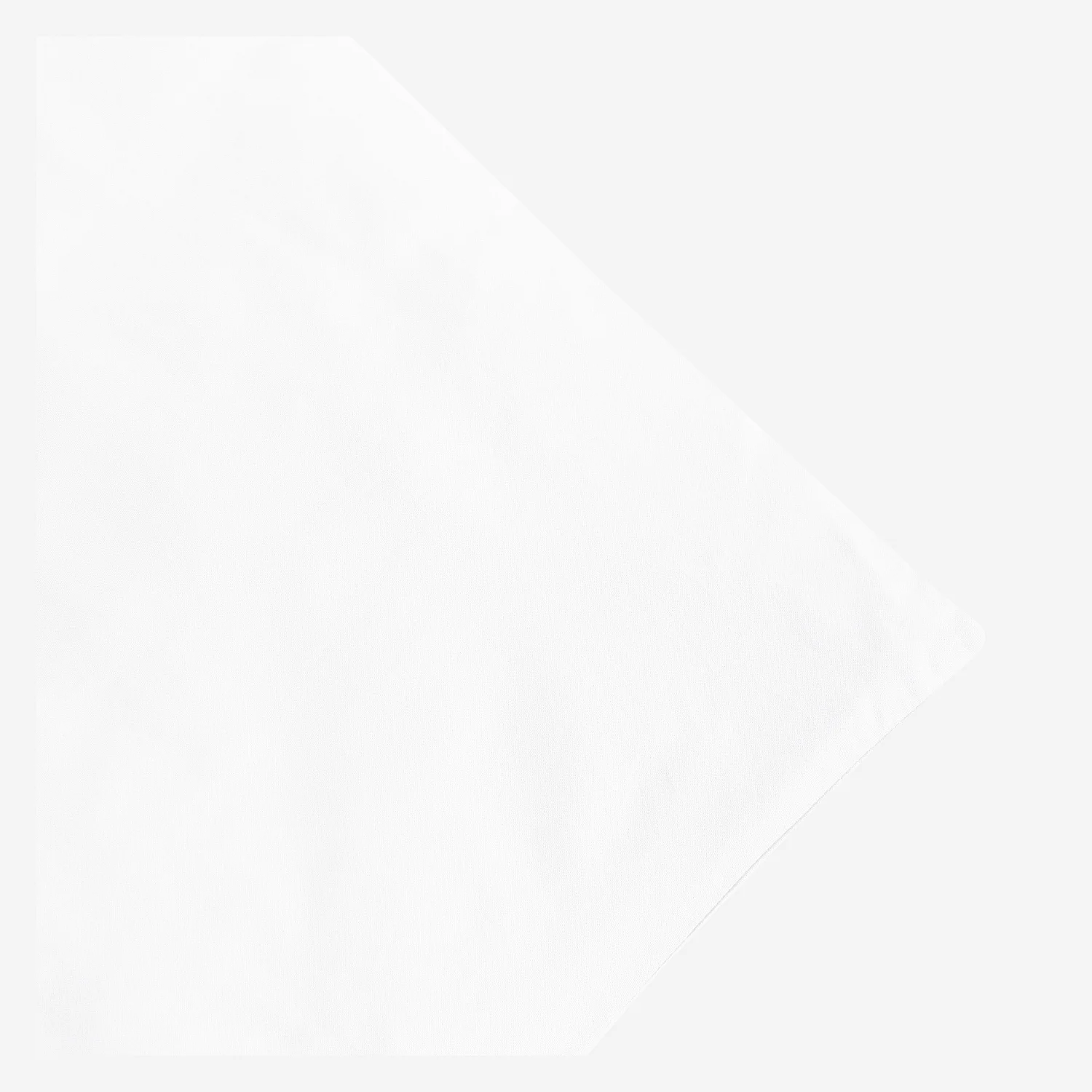 Housse de couette en satin de coton - 260 x 240 cm - Blanc - 3