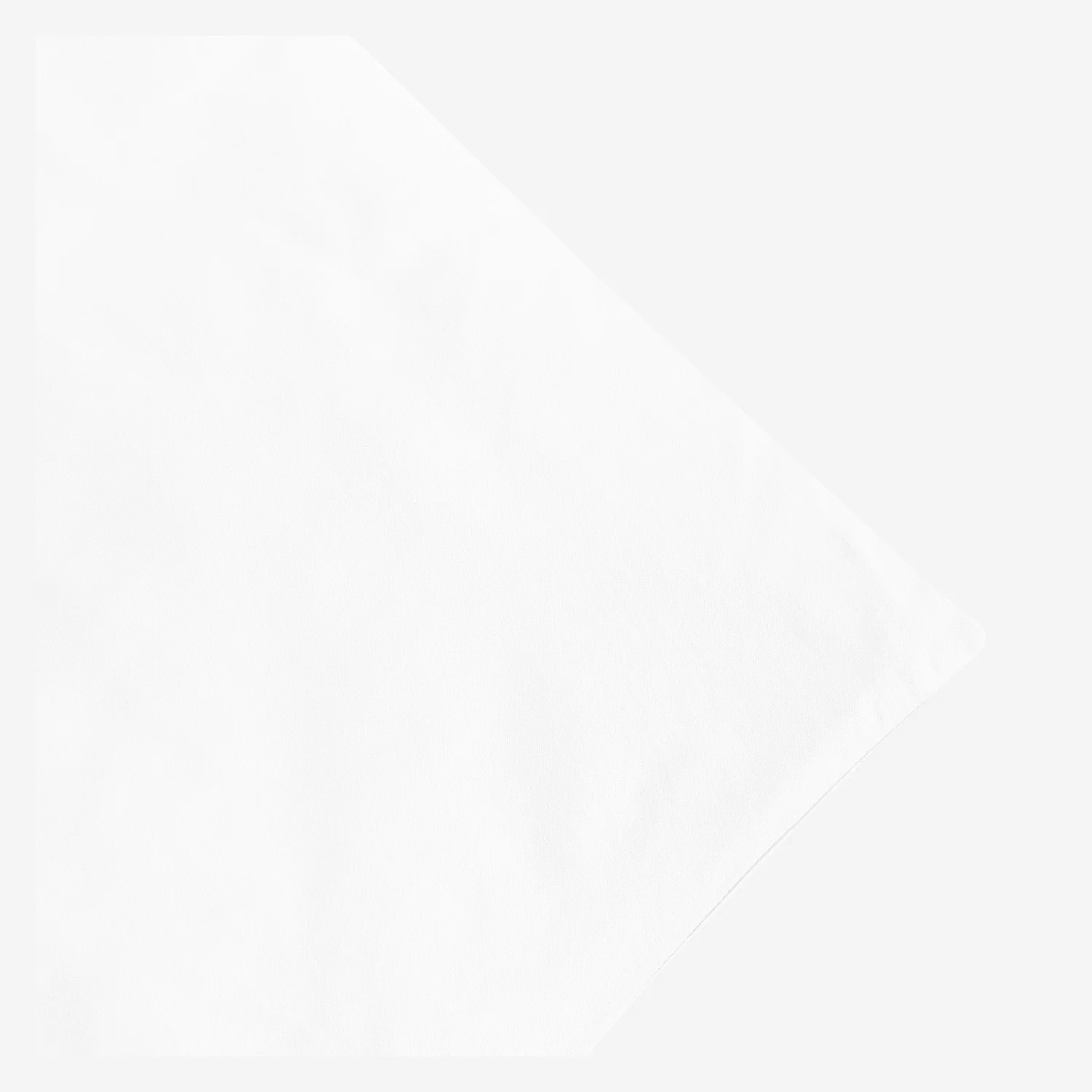 Housse de couette en satin de coton - 260 x 240 cm - Blanc - 3