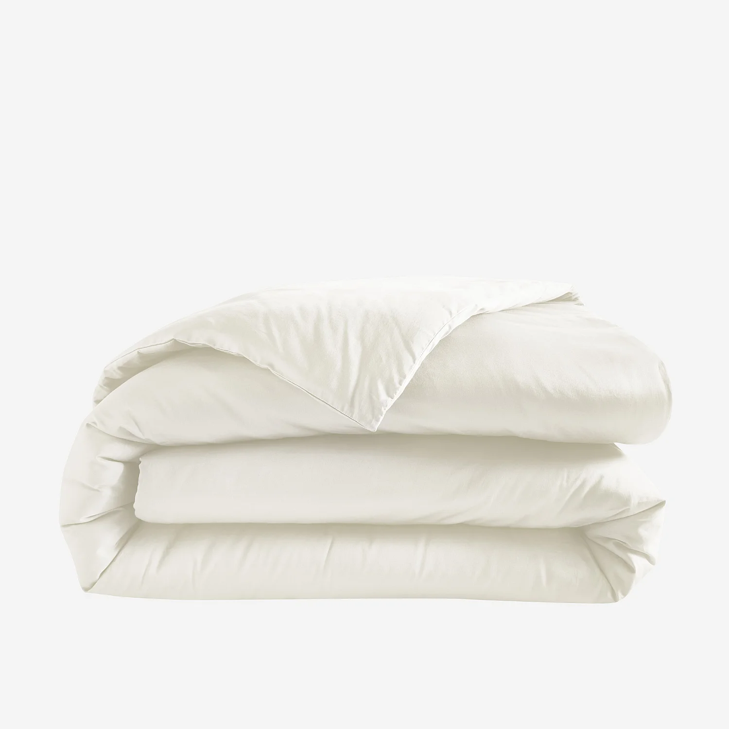 Housse de couette en satin de coton -  260 x 240 cm - Sable - 2