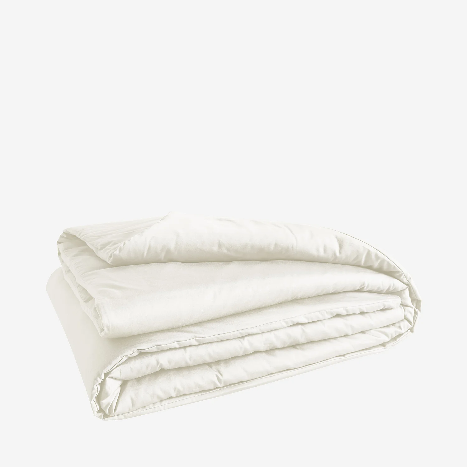 Housse de couette en satin de coton -  260 x 240 cm - Sable - 6