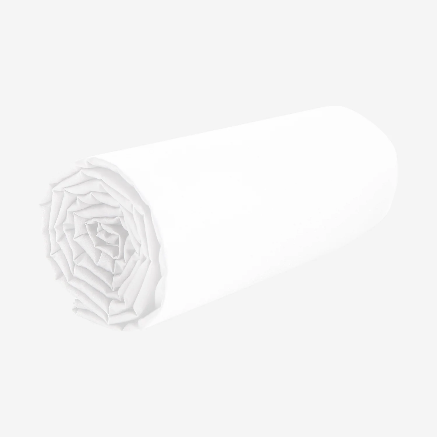 Katoen satijnen hoeslaken - 160 x 200 cm - Wit - 2