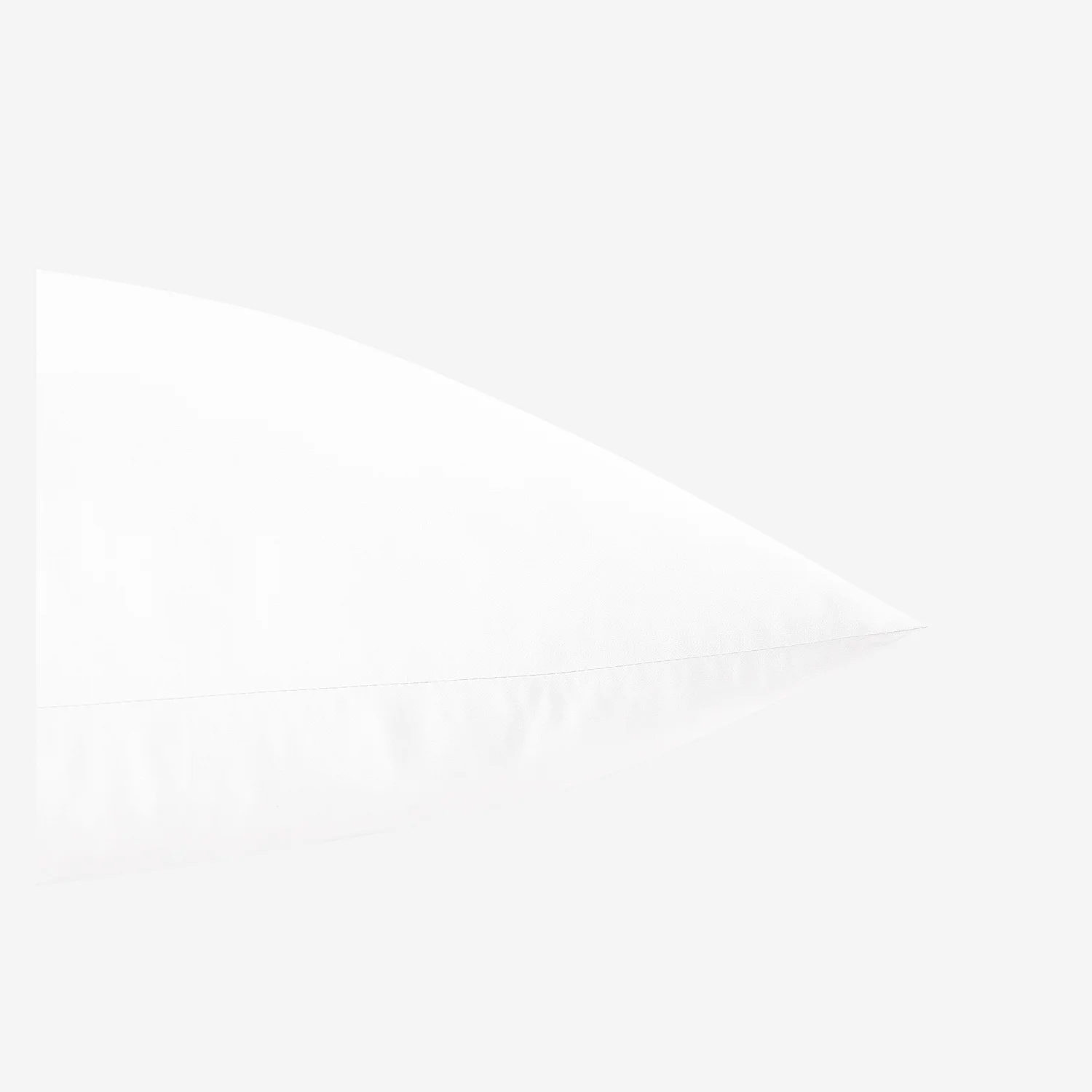 Taie d'oreiller en satin de coton - 65 x 65 cm - Blanc - 3