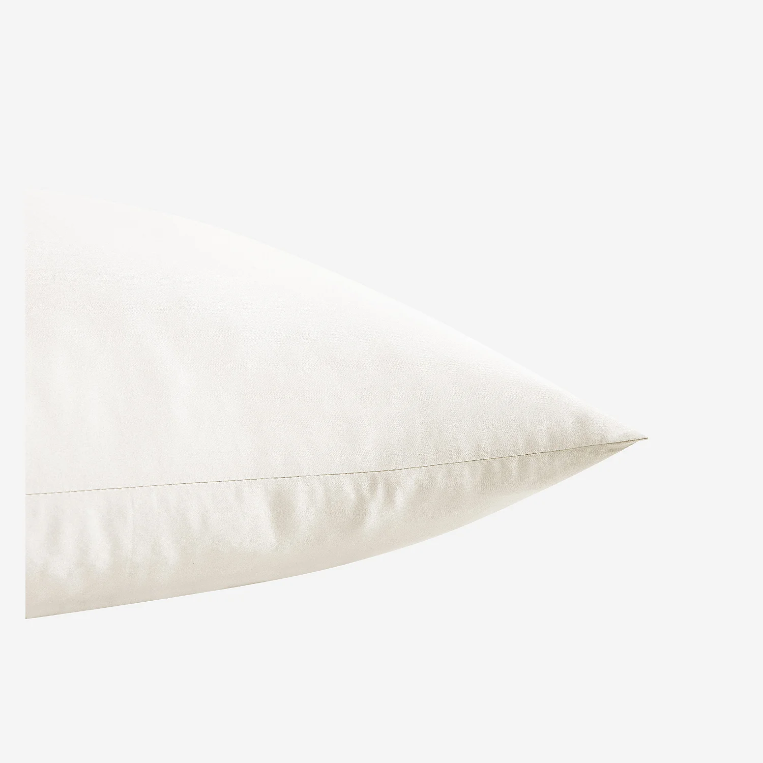 Taie d'oreiller en satin de coton - 65 x 65 cm - Sable - 4