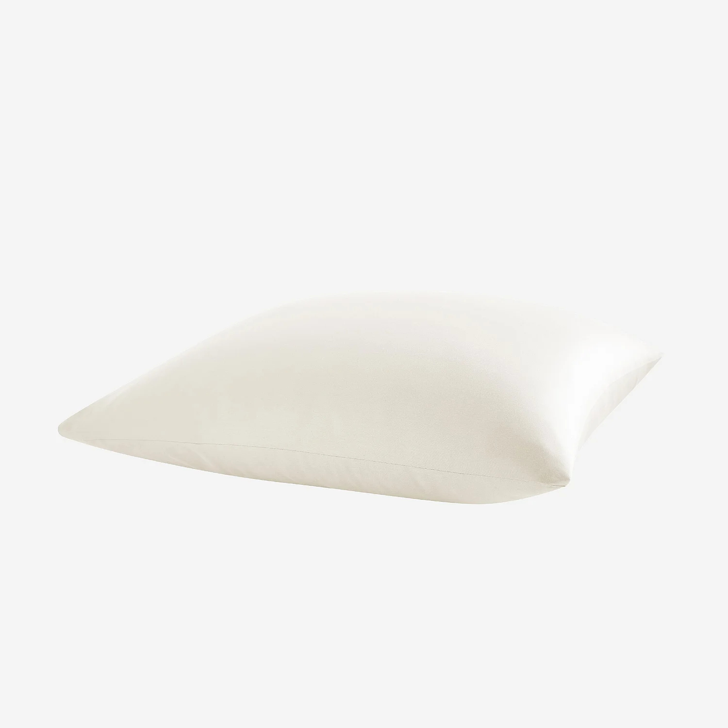 Taie d'oreiller en satin de coton - 65 x 65 cm - Sable - 6