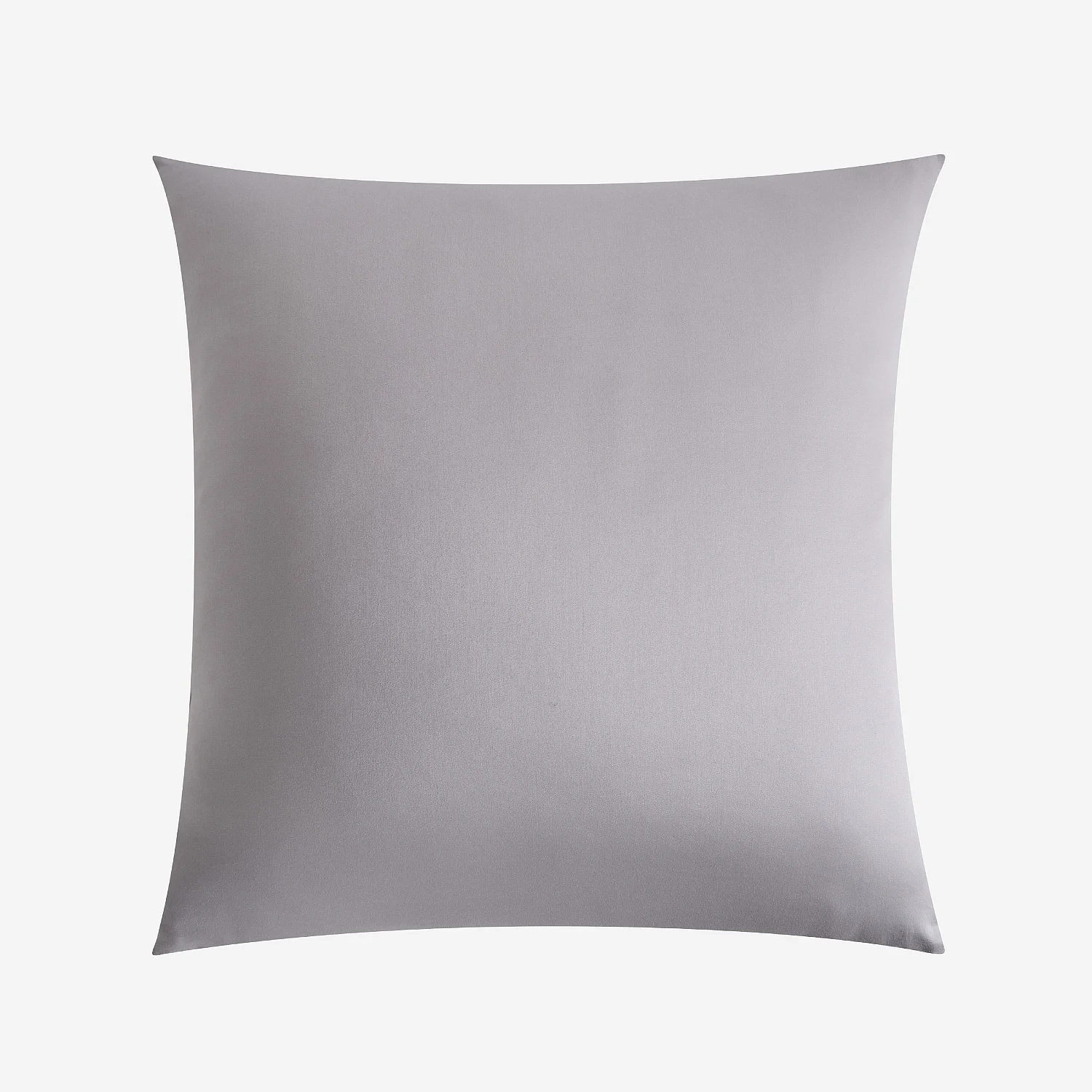 Taie d'oreiller en satin de coton - 65 x 65 cm - Gris argenté - 2