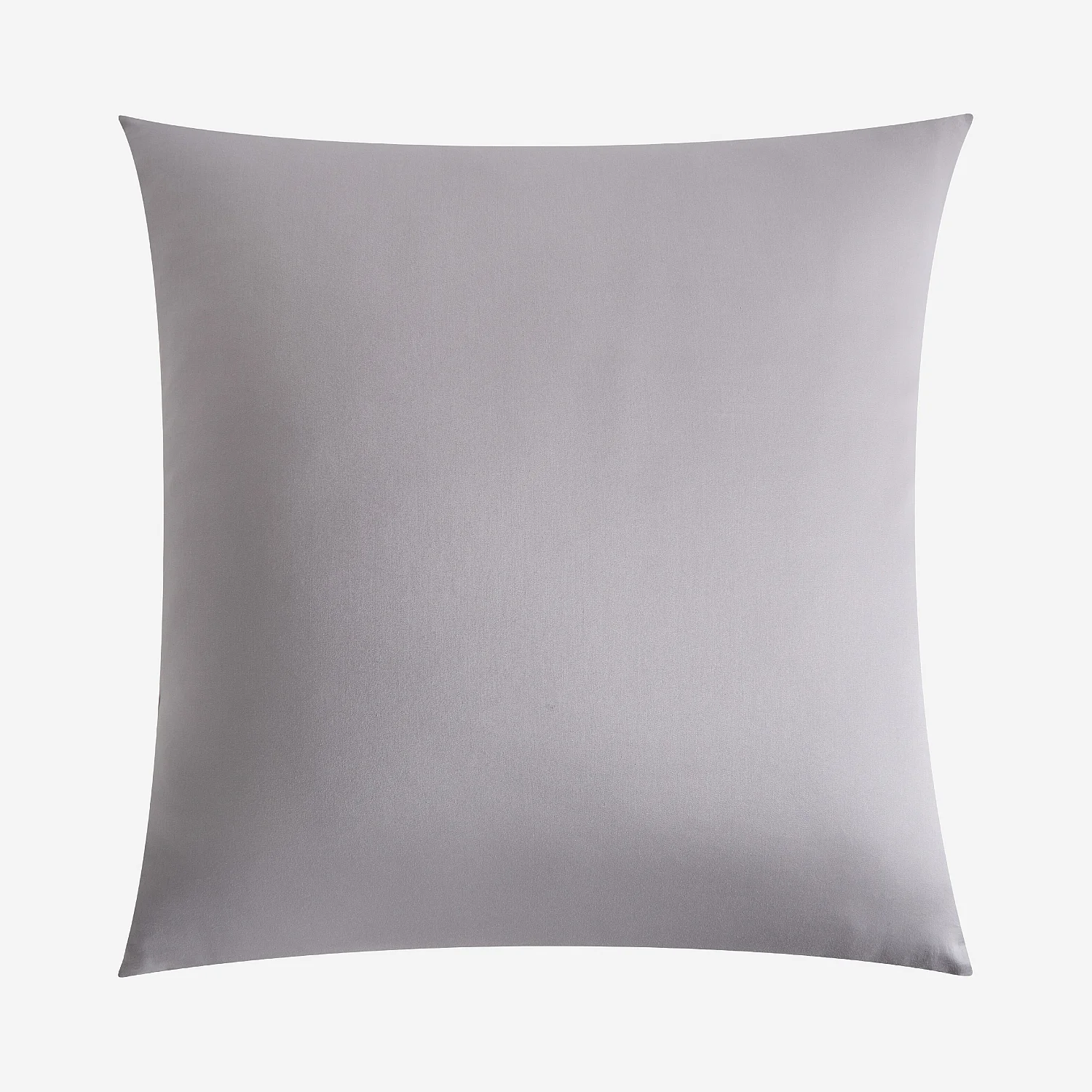 Seidenbaumwoll-Kissenbezug - 65 x 65 cm - Silbergrau - 2