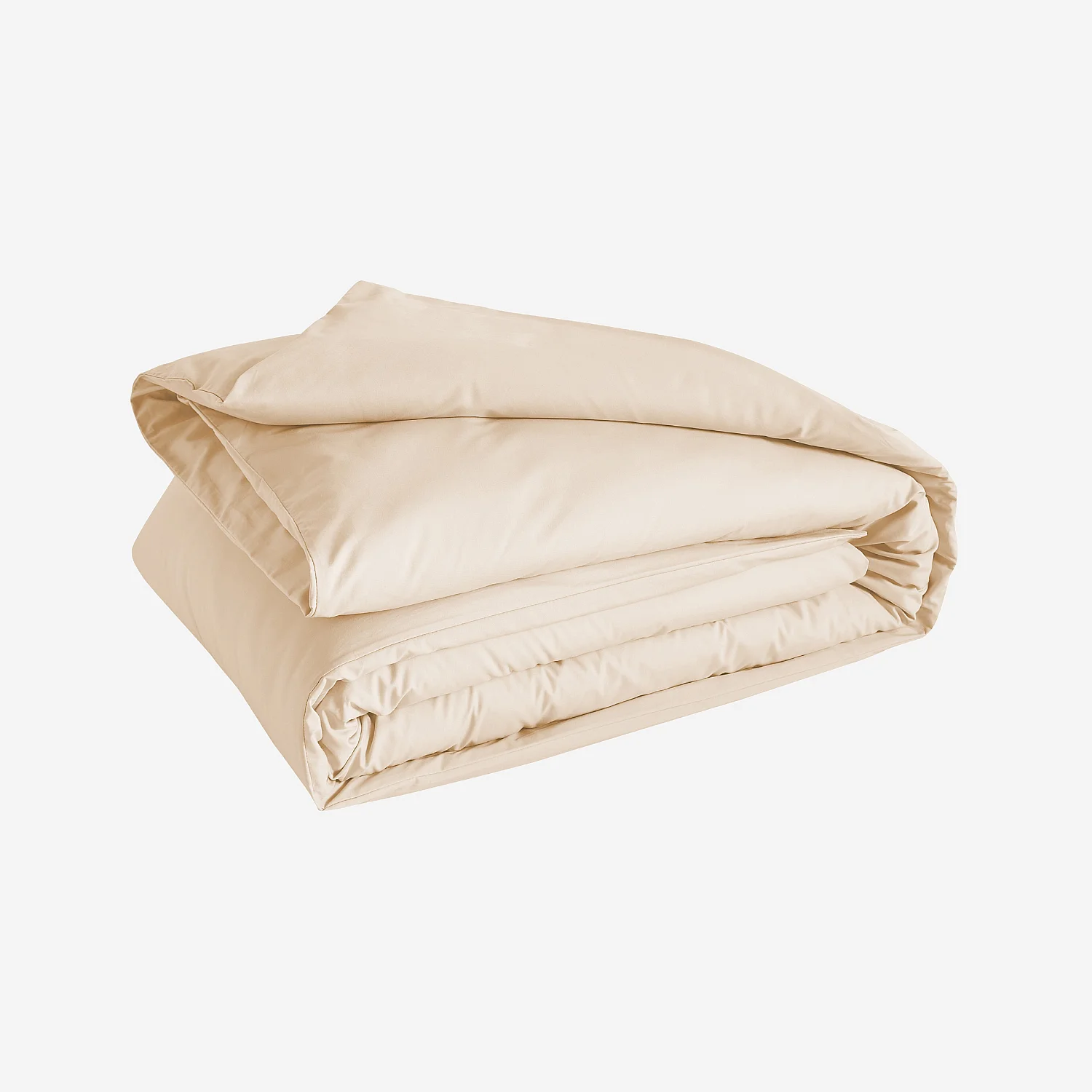 Housse de couette en percale de coton - 240 x 220 cm - Ivoire - 6