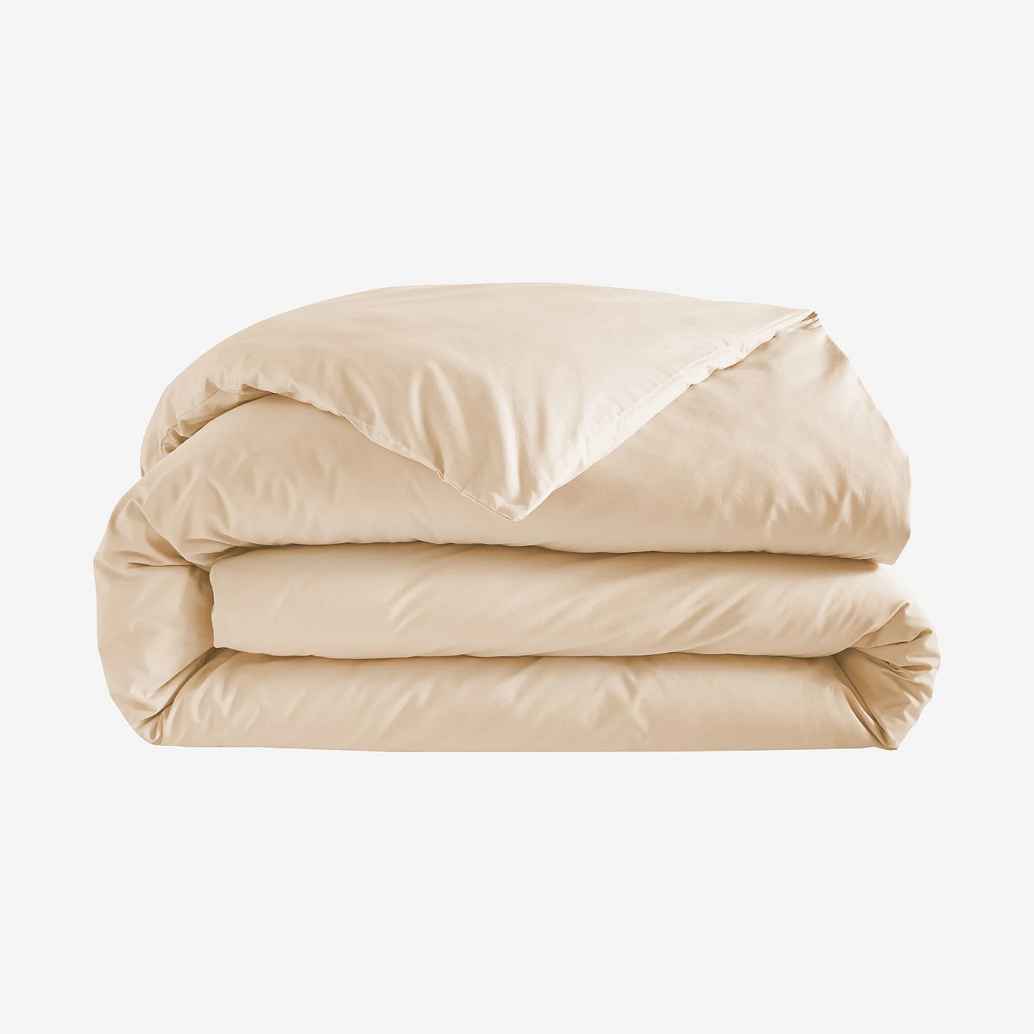 Housse de couette en percale de coton - 240 x 220 cm - Ivoire - 2