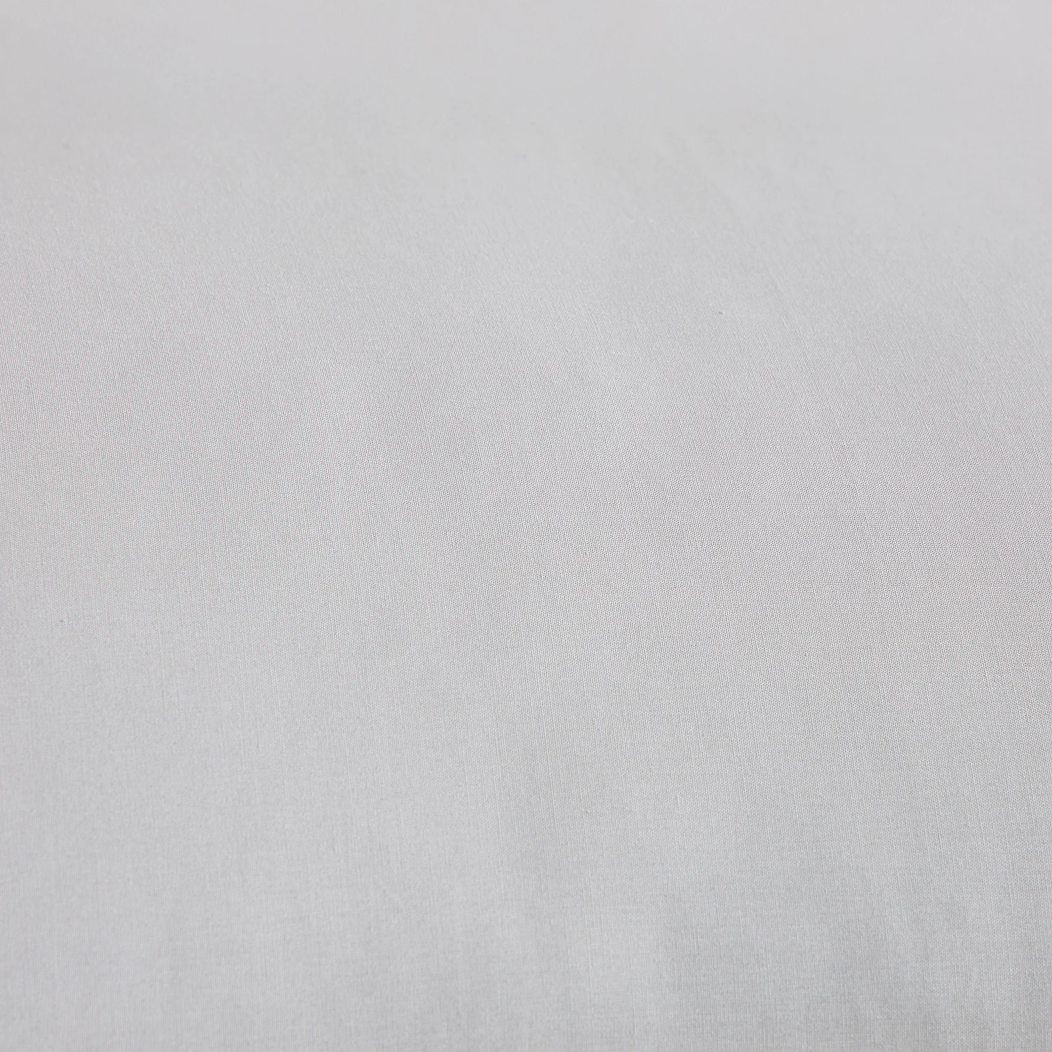 Housse de couette en percale de coton - 240 x 220 cm - Gris perle - 5