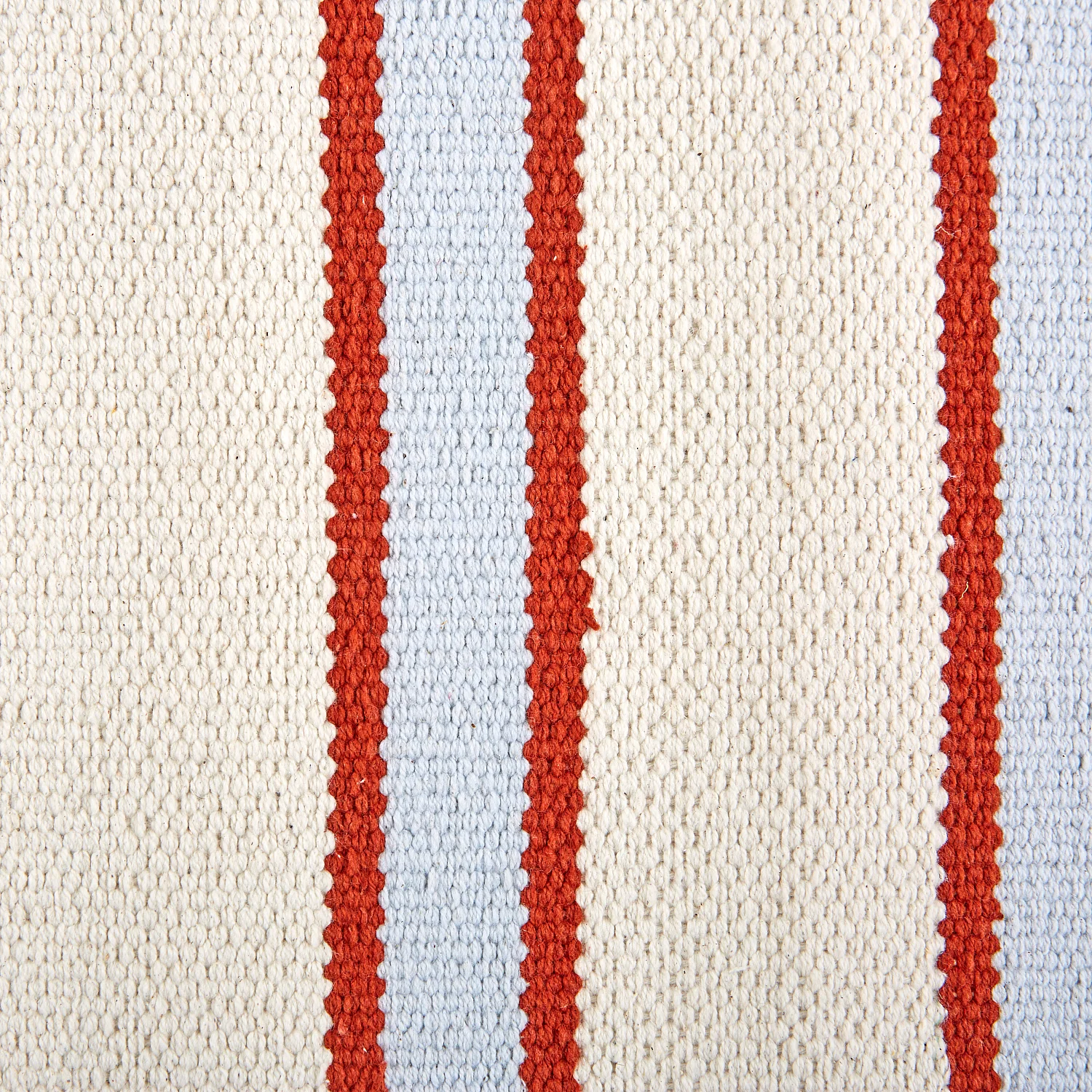 Alfombra tejida plana de algodón - 75 x 180 cm - Azul cielo - Design by Floriane Jacques - 5