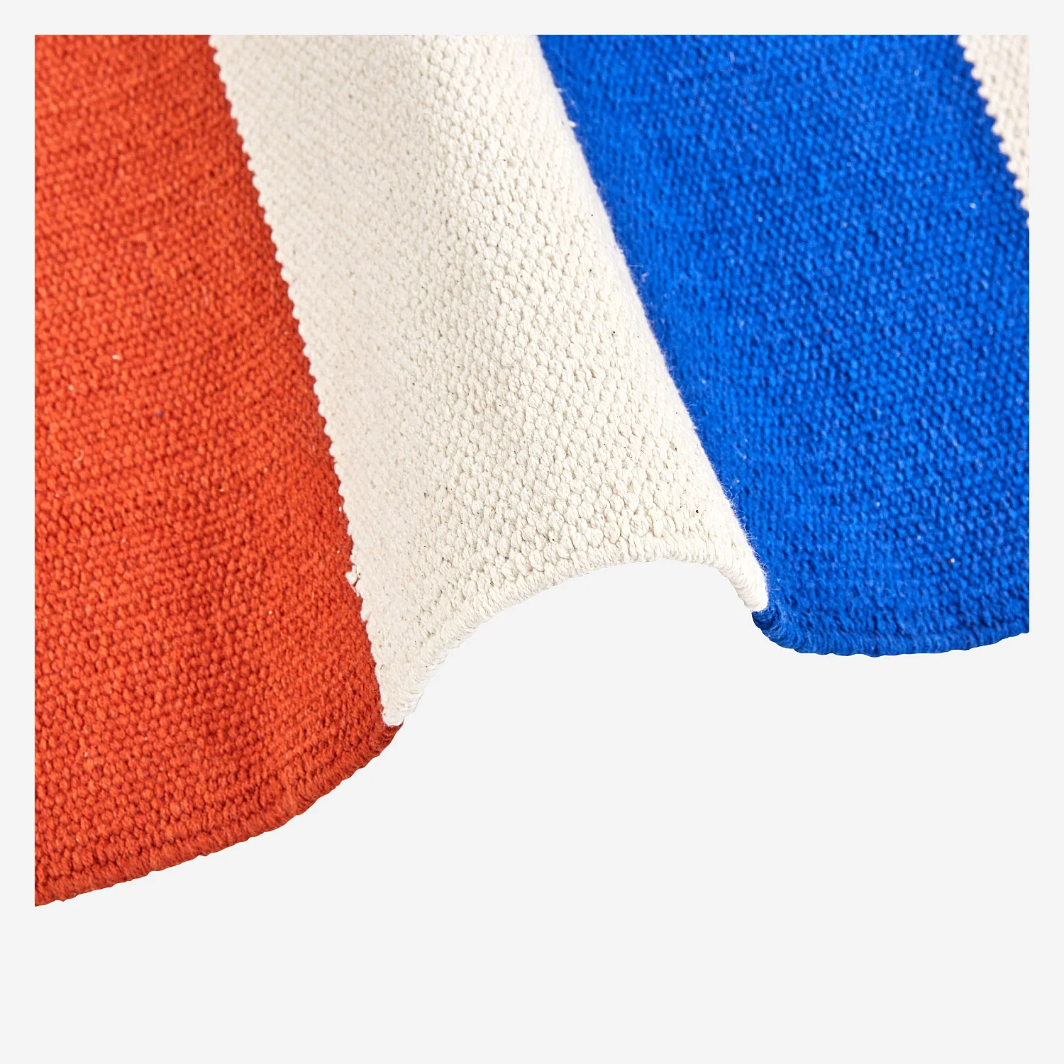 Tappeto in cotone tessuto - 75 x 180 cm - Blu elettrico - Design di Floriane Jacques - 6