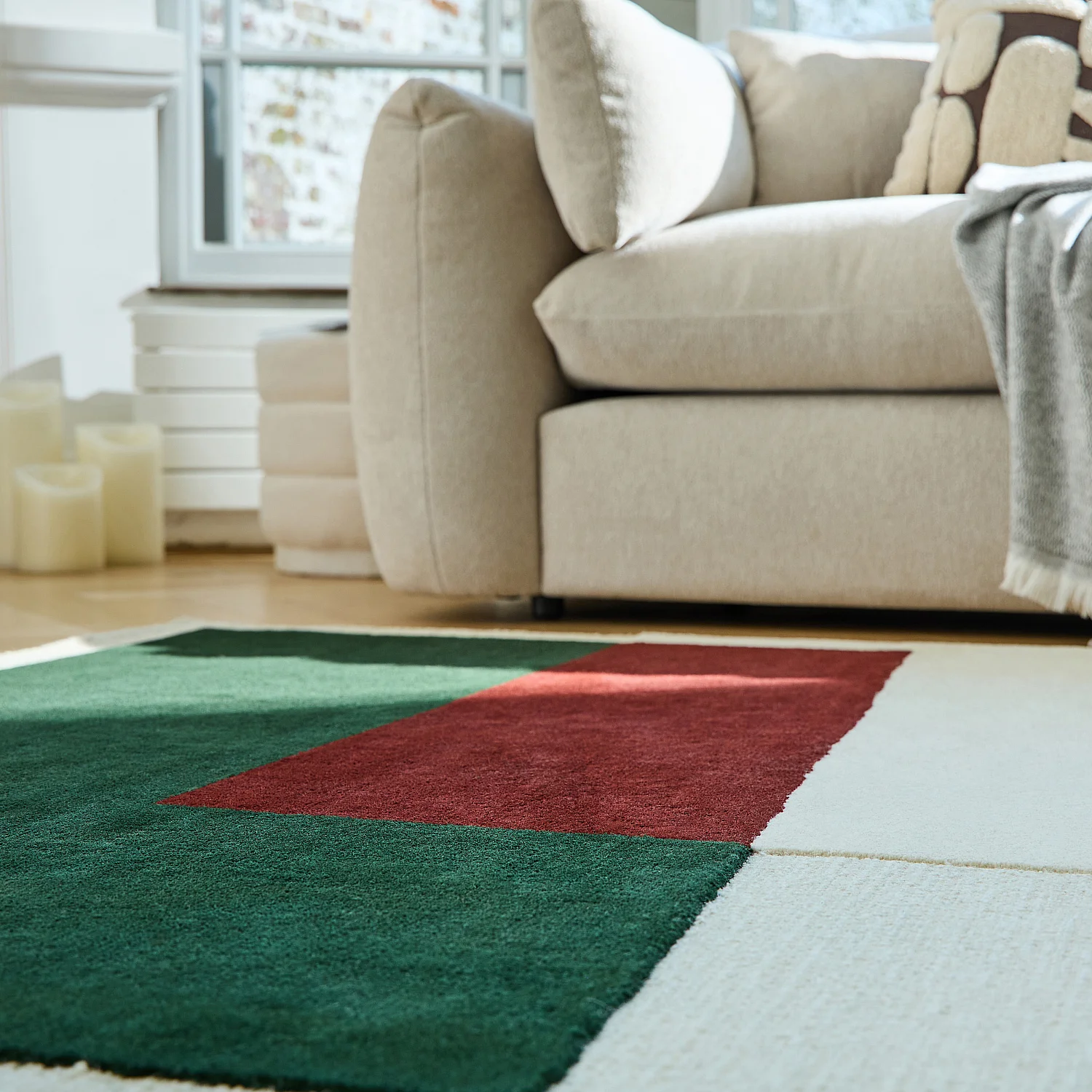 Tappeto in lana tuftata - 170 x 240 cm - Verde foresta - Design di Floriane Jacques - 6