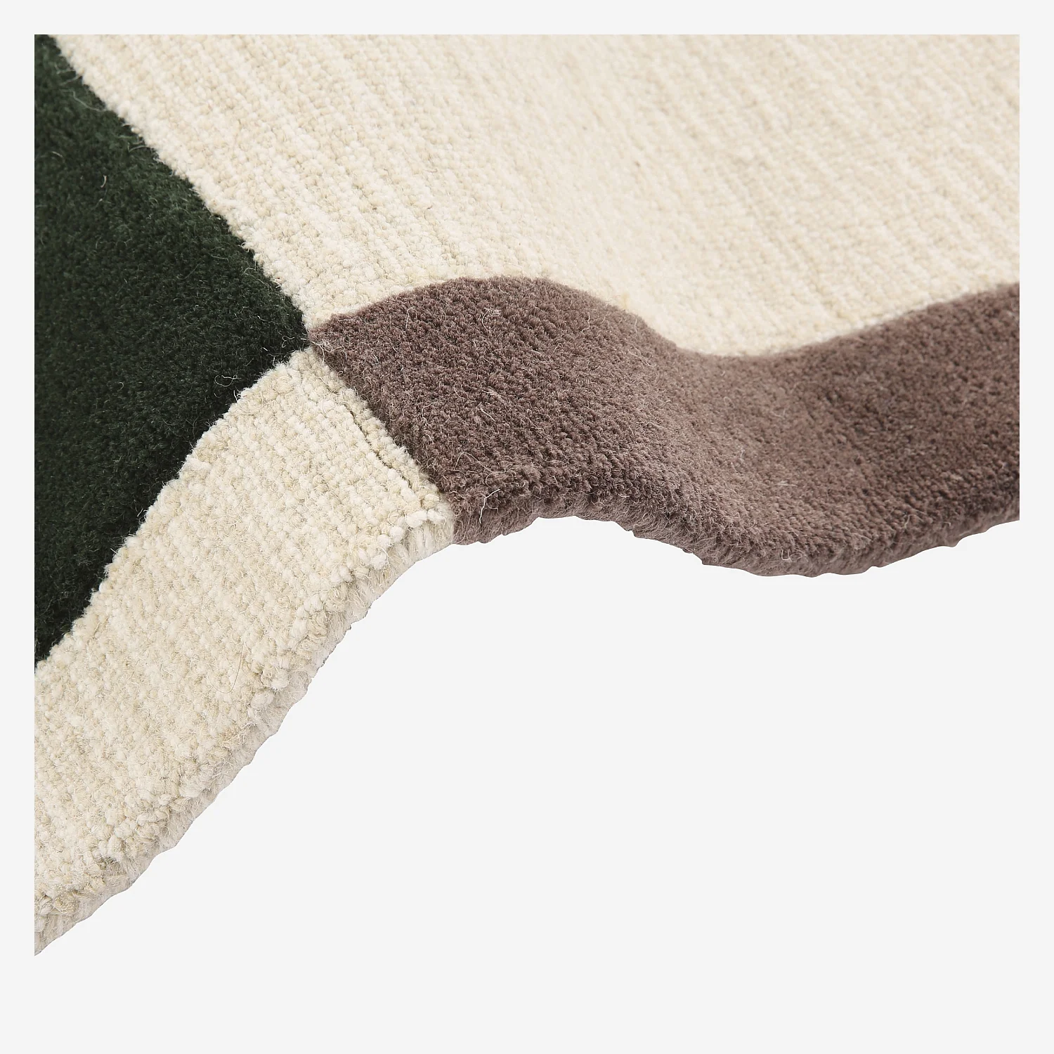 Tappeto in lana tuftata - 170 x 240 cm - Verde foresta - Design di Floriane Jacques - 7