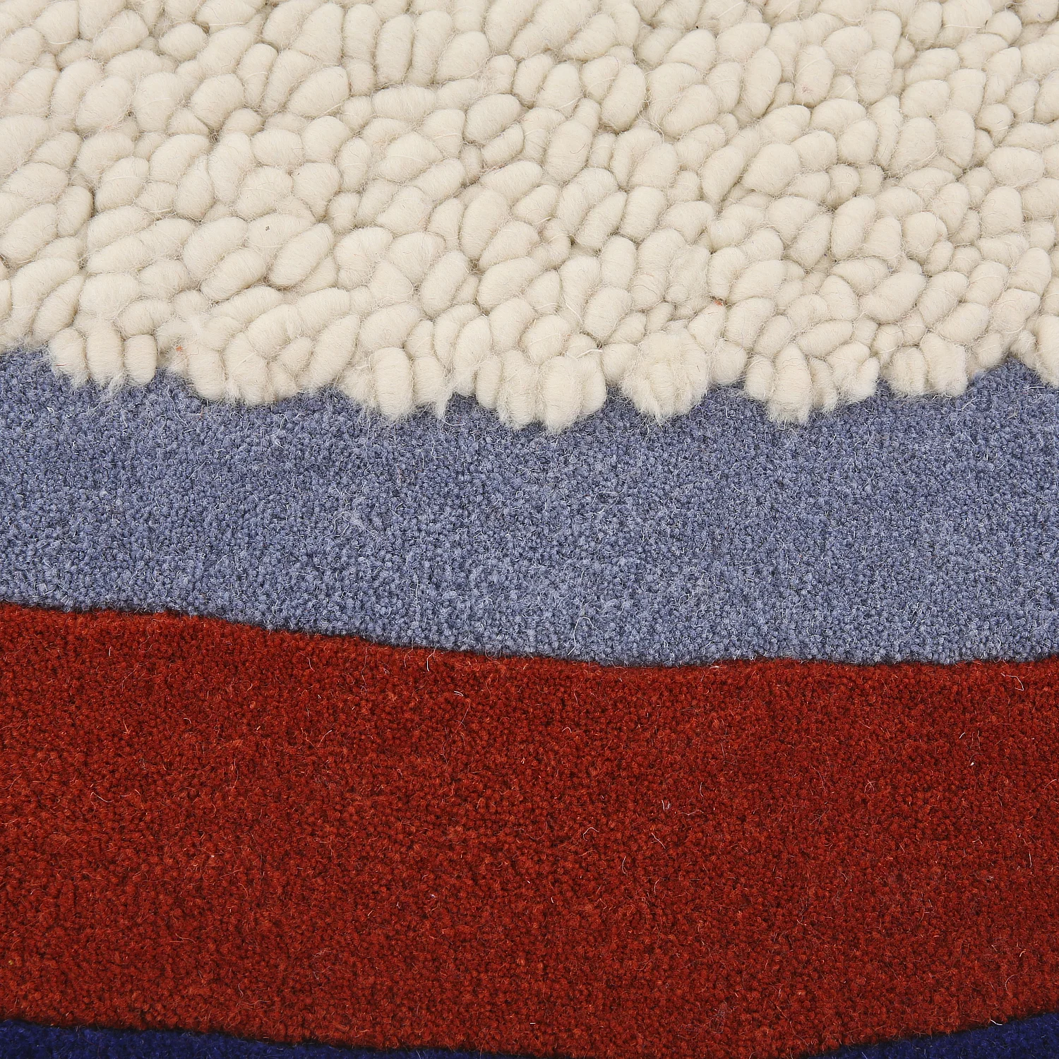 Tappeto rotondo in lana 250 cm - Avorio - Design di Floriane Jacques - 5