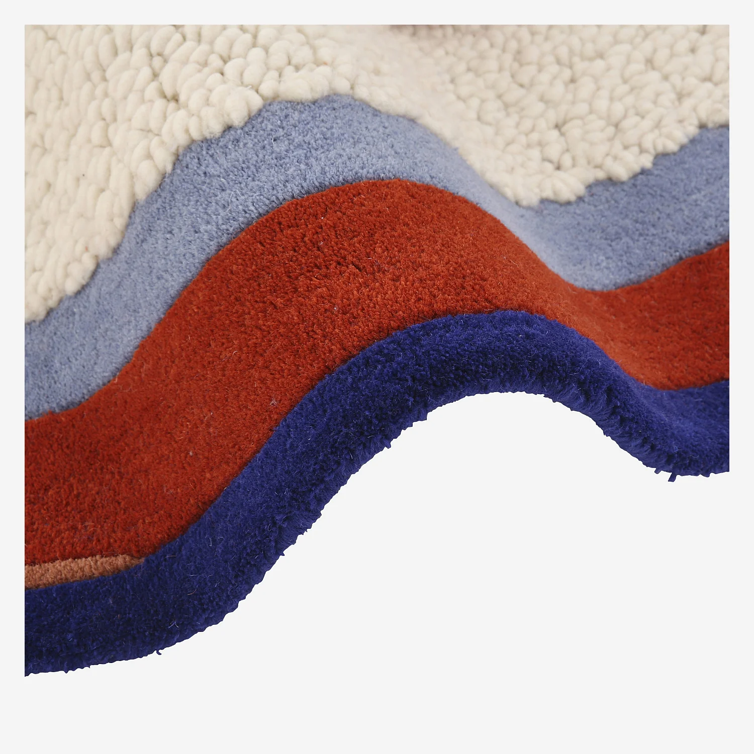 Tappeto rotondo in lana 250 cm - Avorio - Design di Floriane Jacques - 7