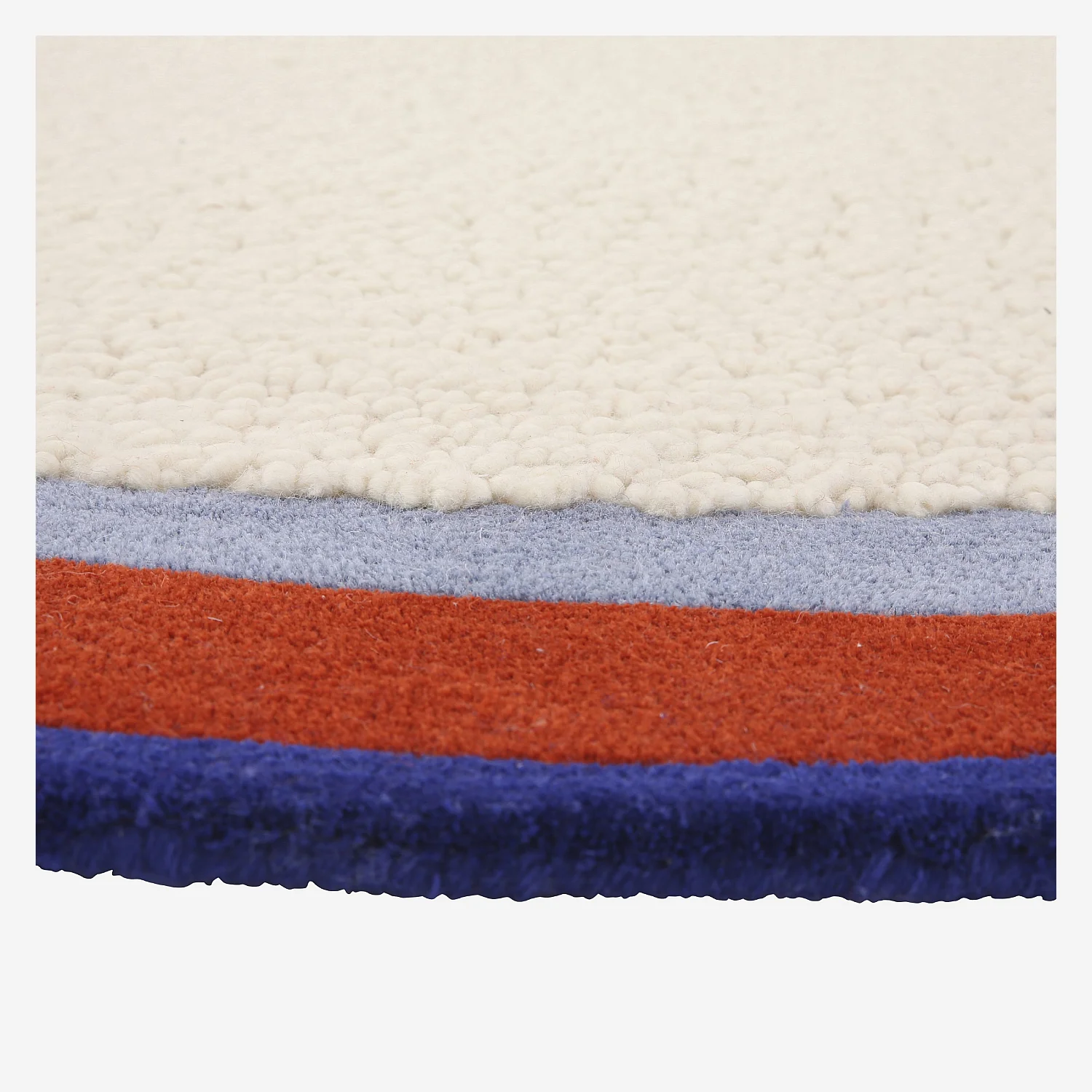 Tappeto rotondo in lana 250 cm - Avorio - Design di Floriane Jacques - 8