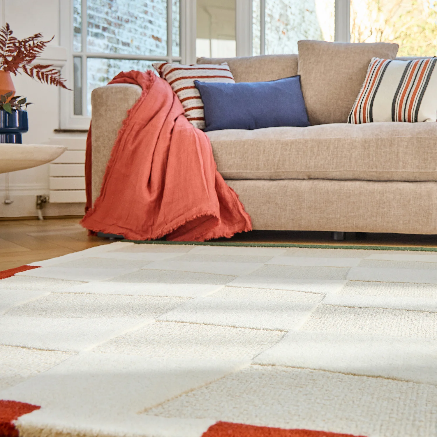 Tappeto in lana a pelo - 170 x 240 cm - Color Avorio - Design di Floriane Jacques - 6