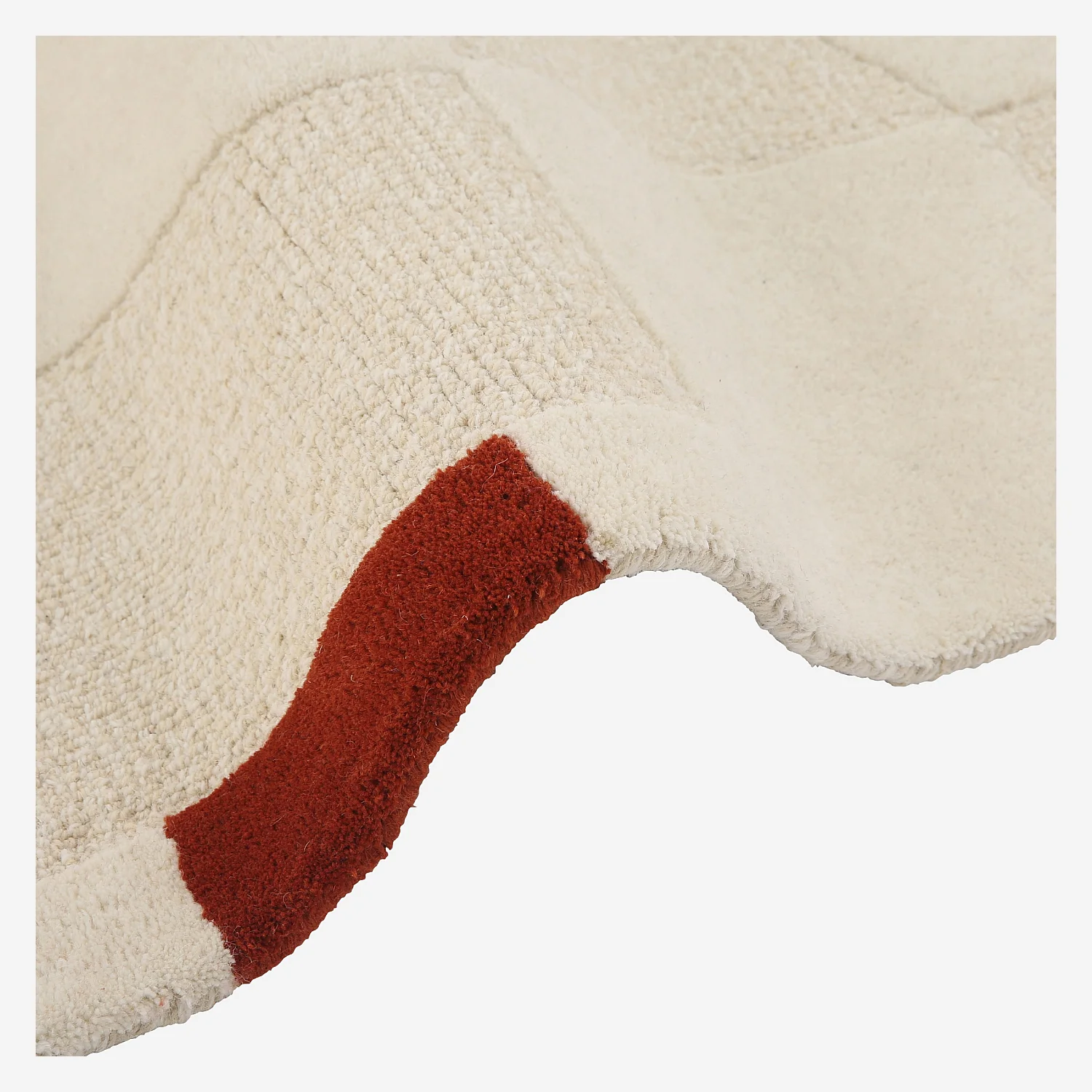 Tappeto in lana a pelo - 170 x 240 cm - Color Avorio - Design di Floriane Jacques - 7