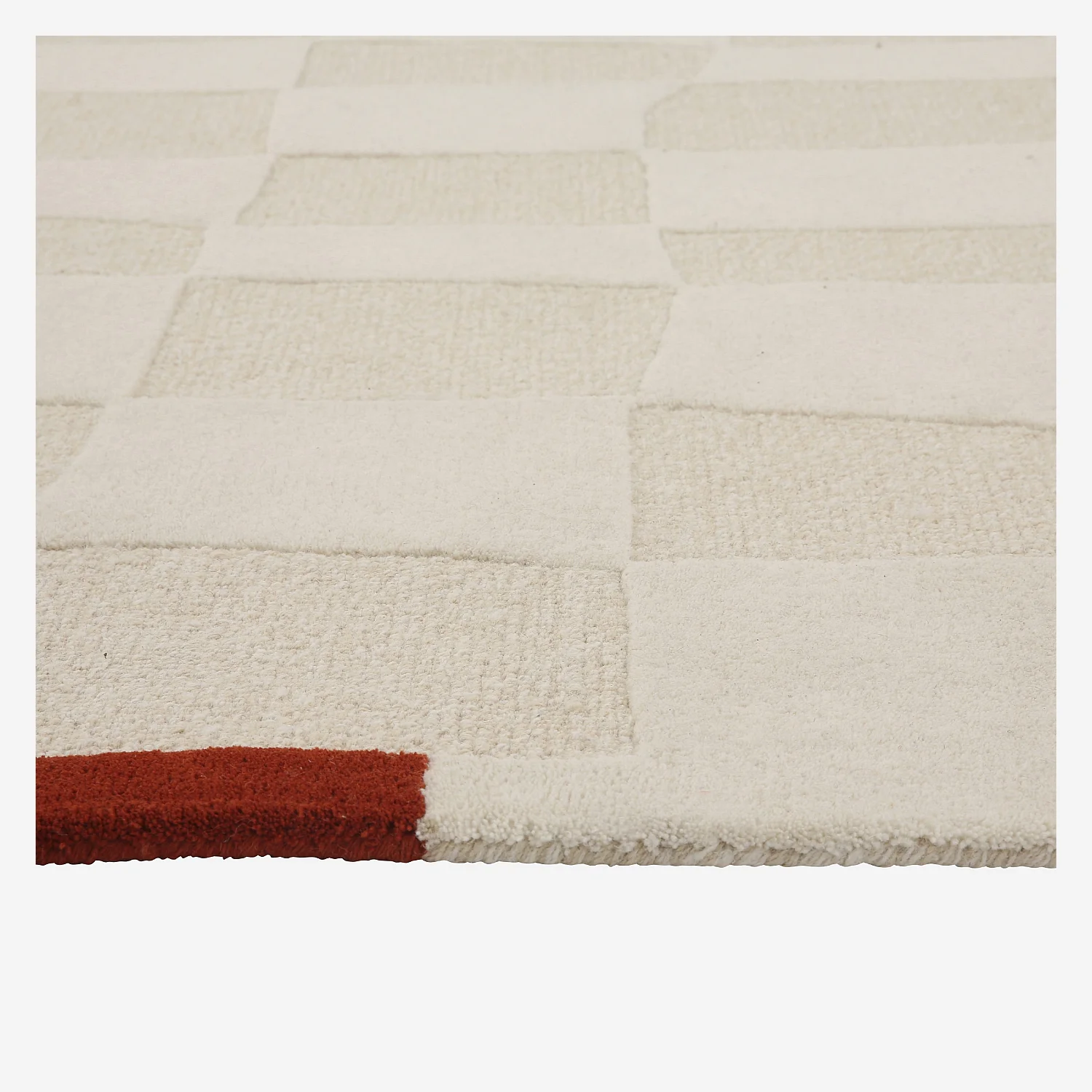 Tappeto in lana a pelo - 170 x 240 cm - Color Avorio - Design di Floriane Jacques - 9