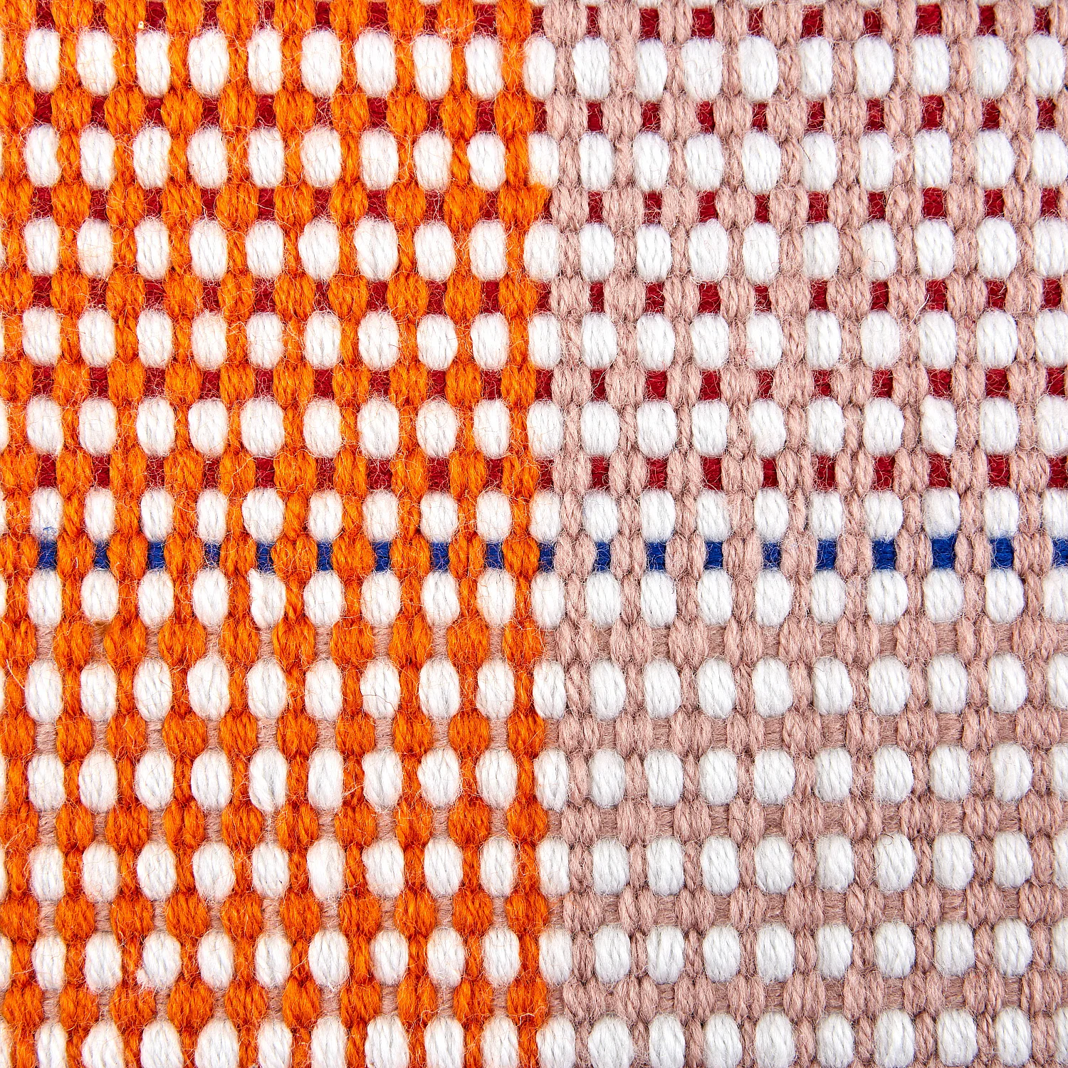 Tappeto intrecciato - 75 x 180 cm - Arancione - Design di Floriane Jacques - 3