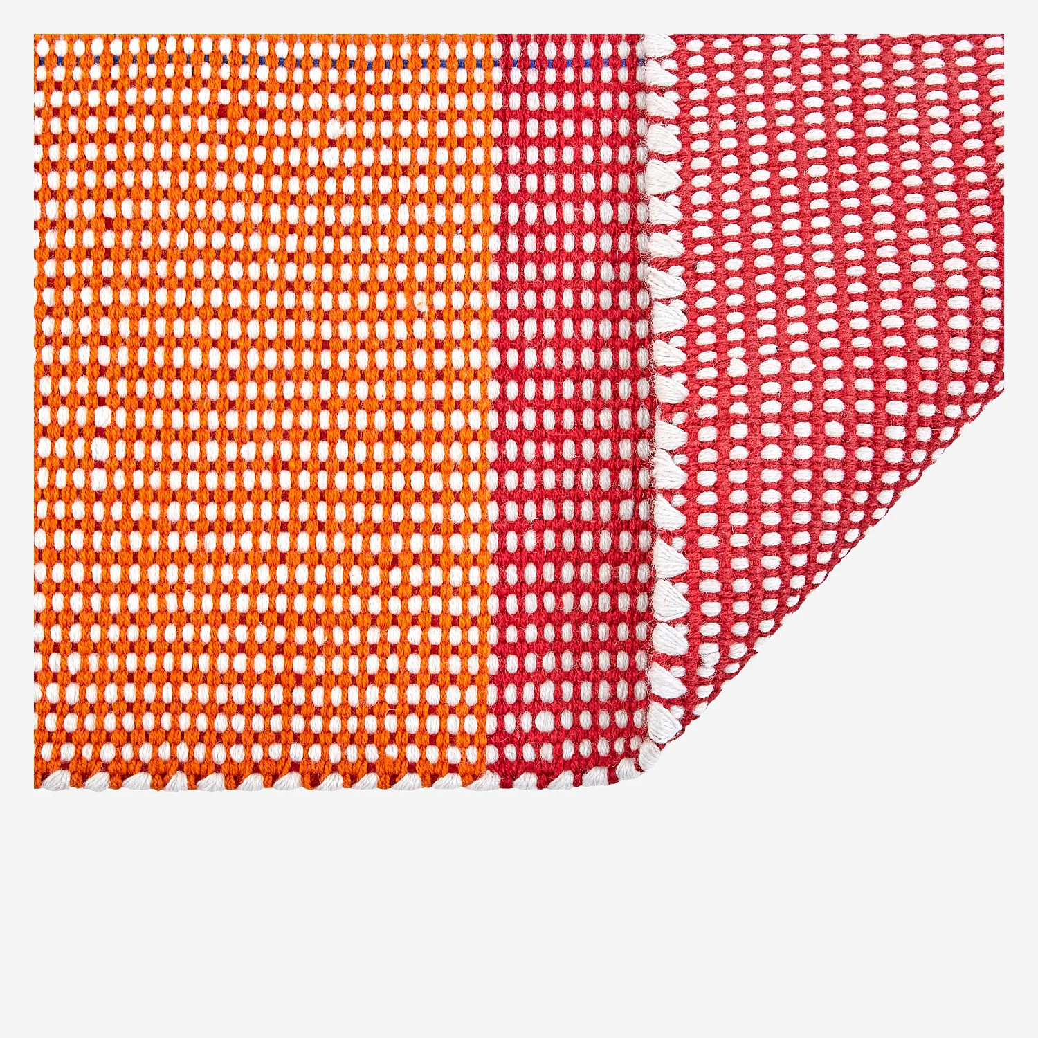 Tappeto intrecciato - 75 x 180 cm - Arancione - Design di Floriane Jacques - 2