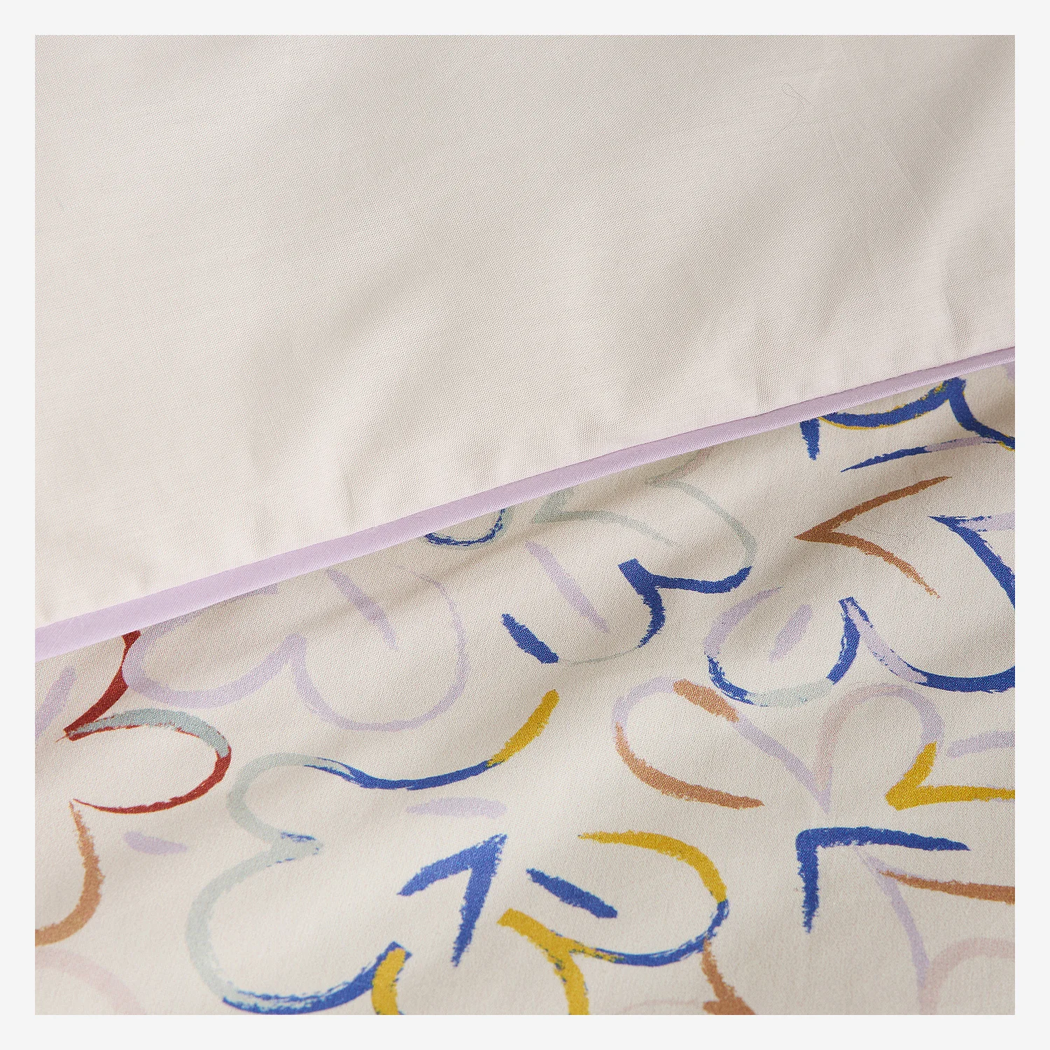 Parure de lit en percale de coton bio - 260 x 240 cm - Motifs à fleurs - Design by Floriane Jacques - 6