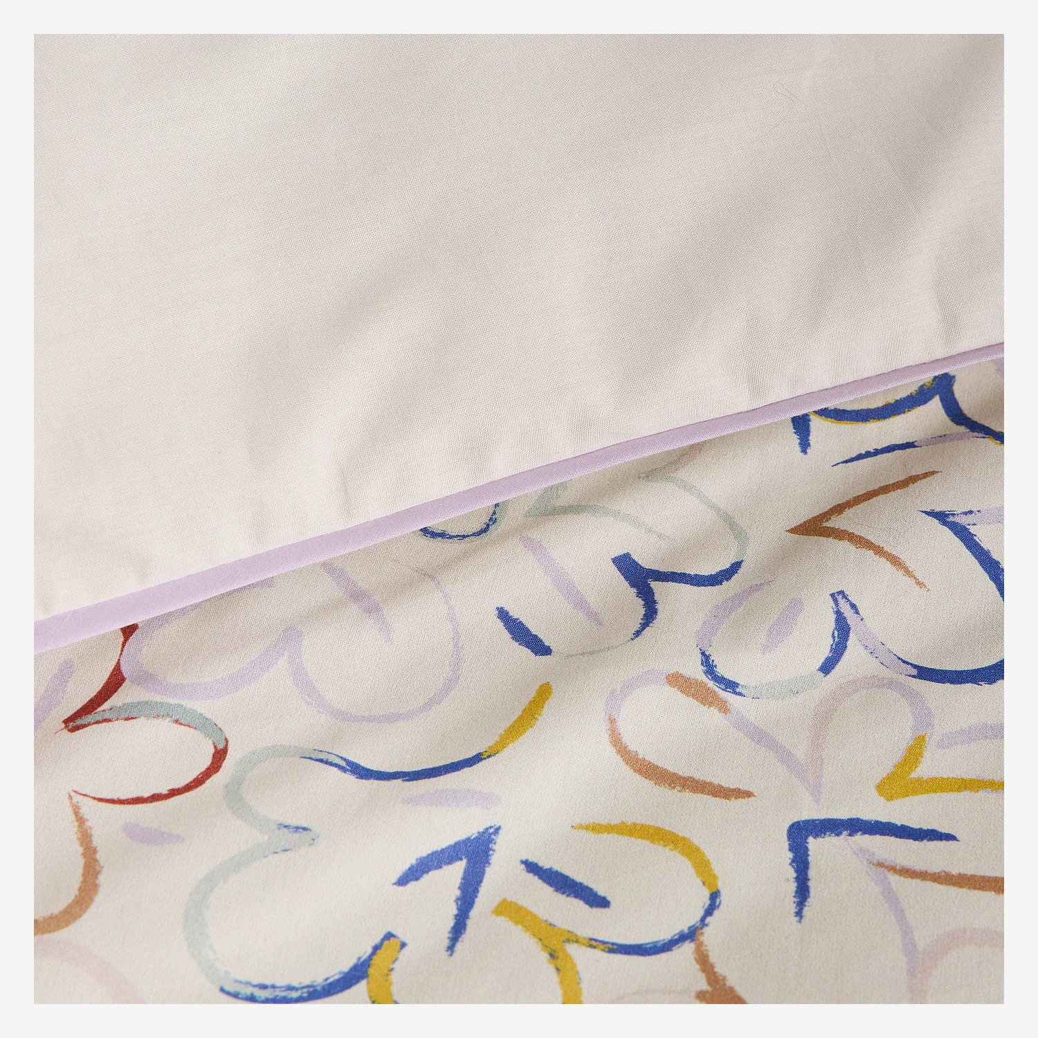 Parure da letto in percalle di cotone biologico - 240 x 220 cm - Motivi floreali - Design by Floriane Jacques - 7