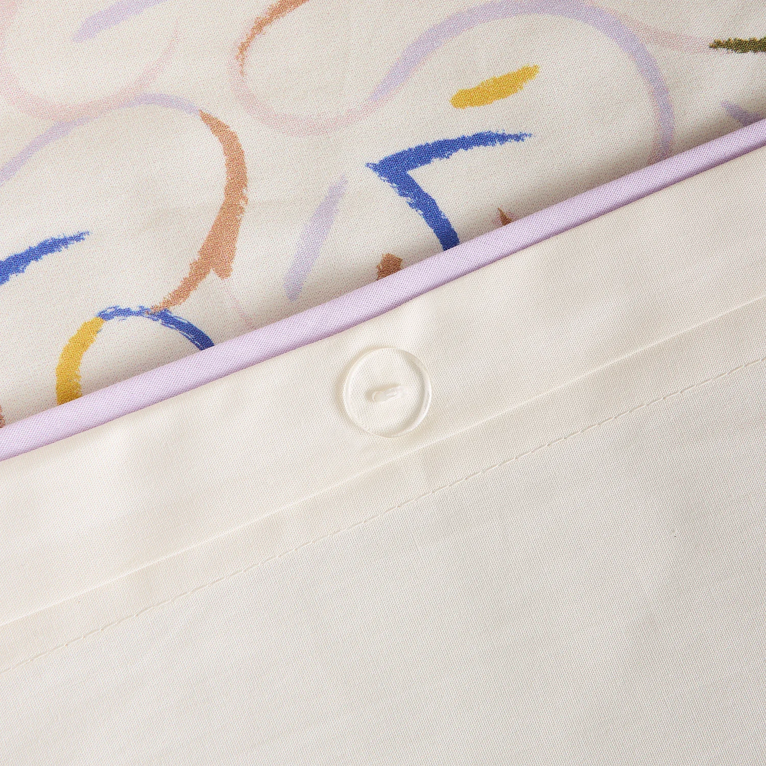 Parure de lit en percale de coton bio - 140 x 200 cm - Motifs à fleurs - Design by Floriane Jacques - 9