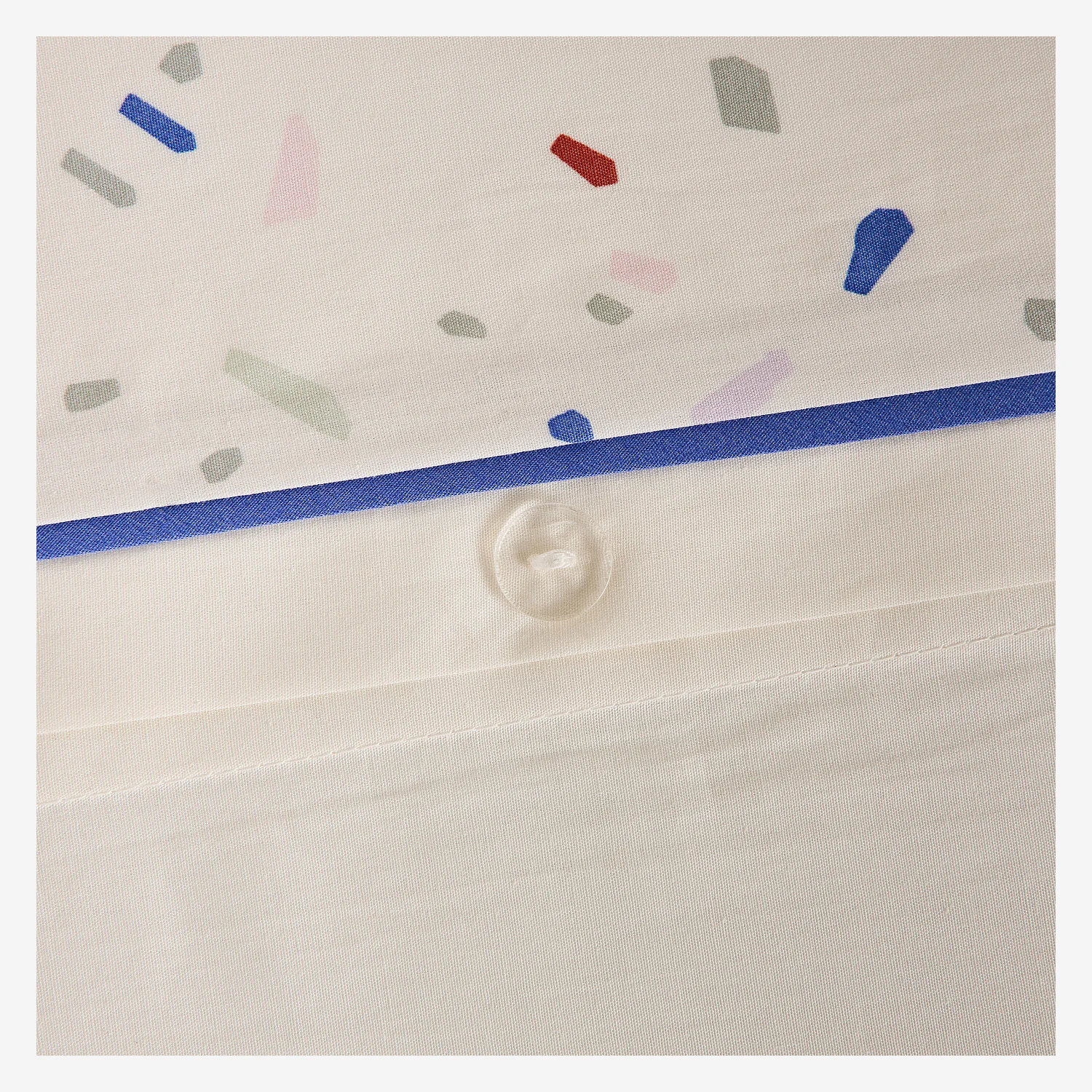 Parure de lit en percale de coton bio - 260 x 240 cm - Motifs à pois - Design by Floriane Jacques - 4