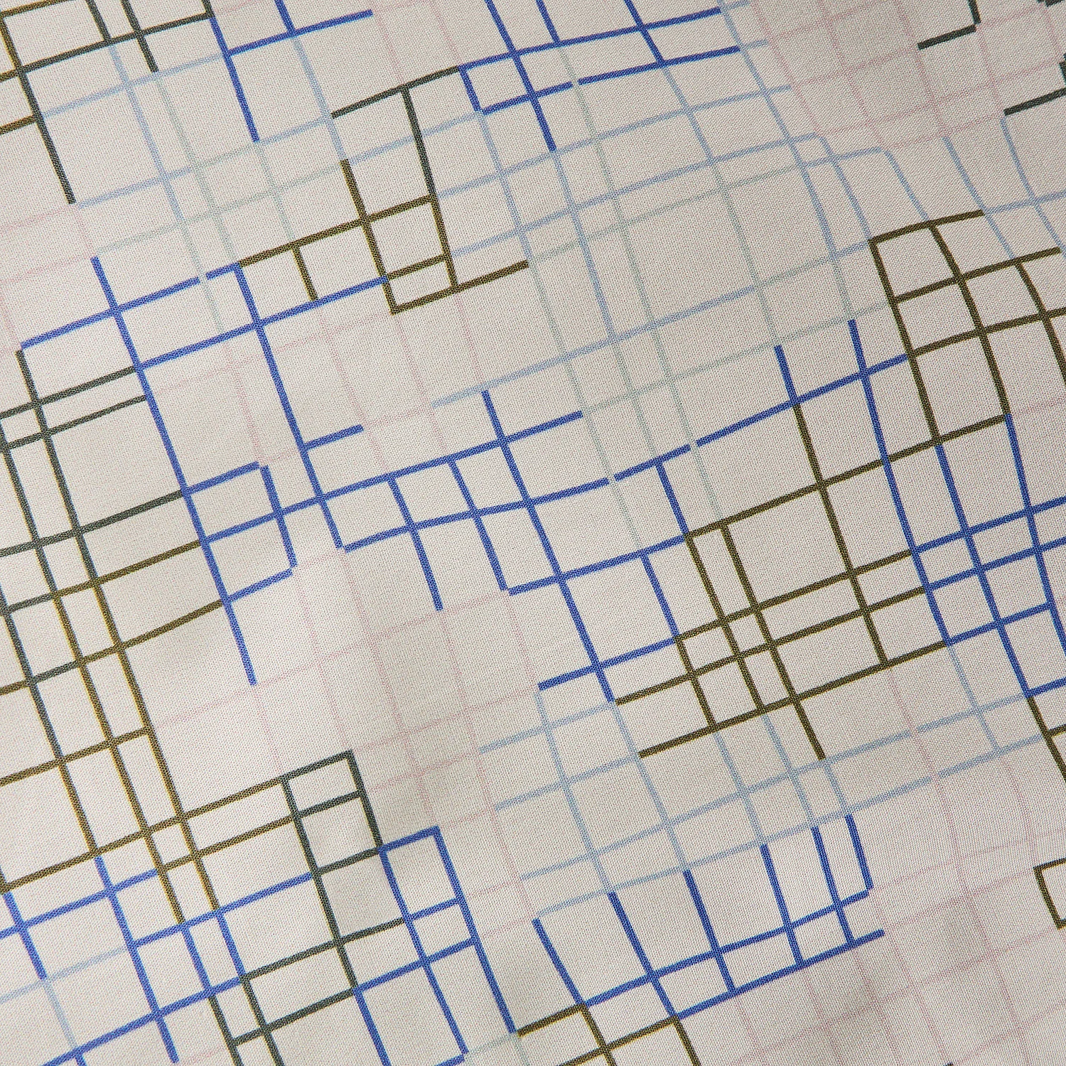 Set lenzuola in percalle di cotone biologico - 240 x 220 cm - Motivi a quadri - Design by Floriane Jacques - 5