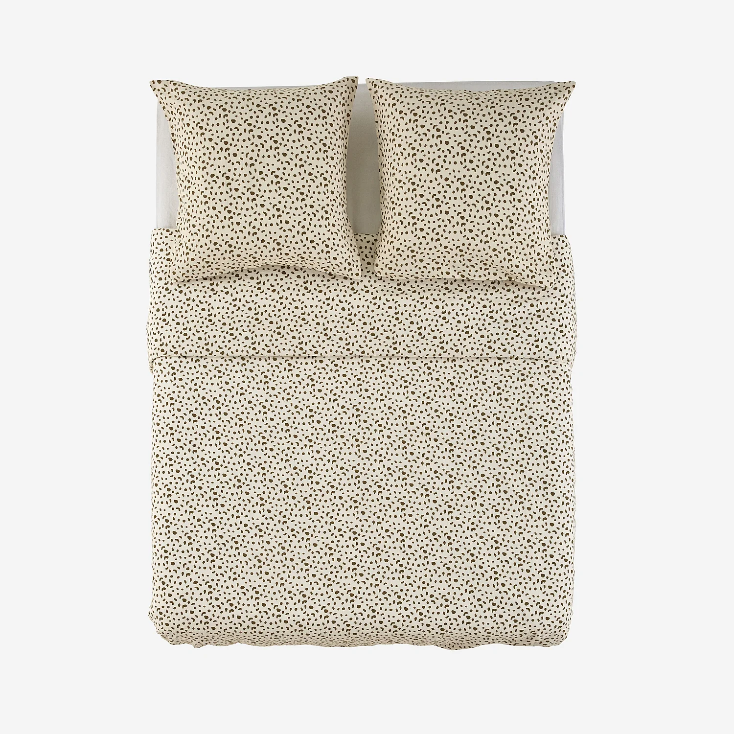 Parure de lit en double gaze de coton - 240 x 220 cm - Bronze - Design by Floriane Jacques - 7