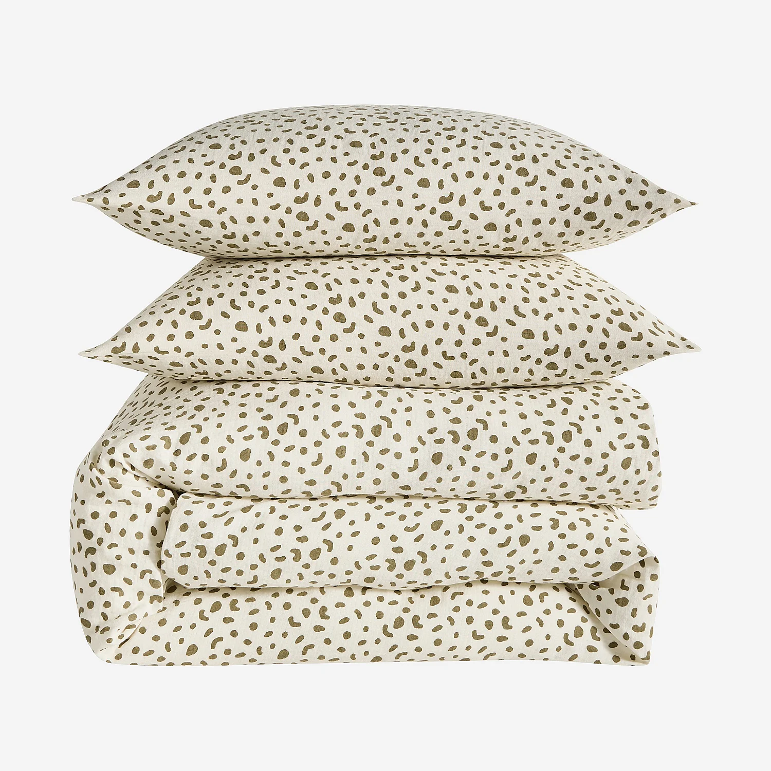 Parure da letto in doppia garza di cotone - 240 x 220 cm - Bronzo - Design by Floriane Jacques - 2