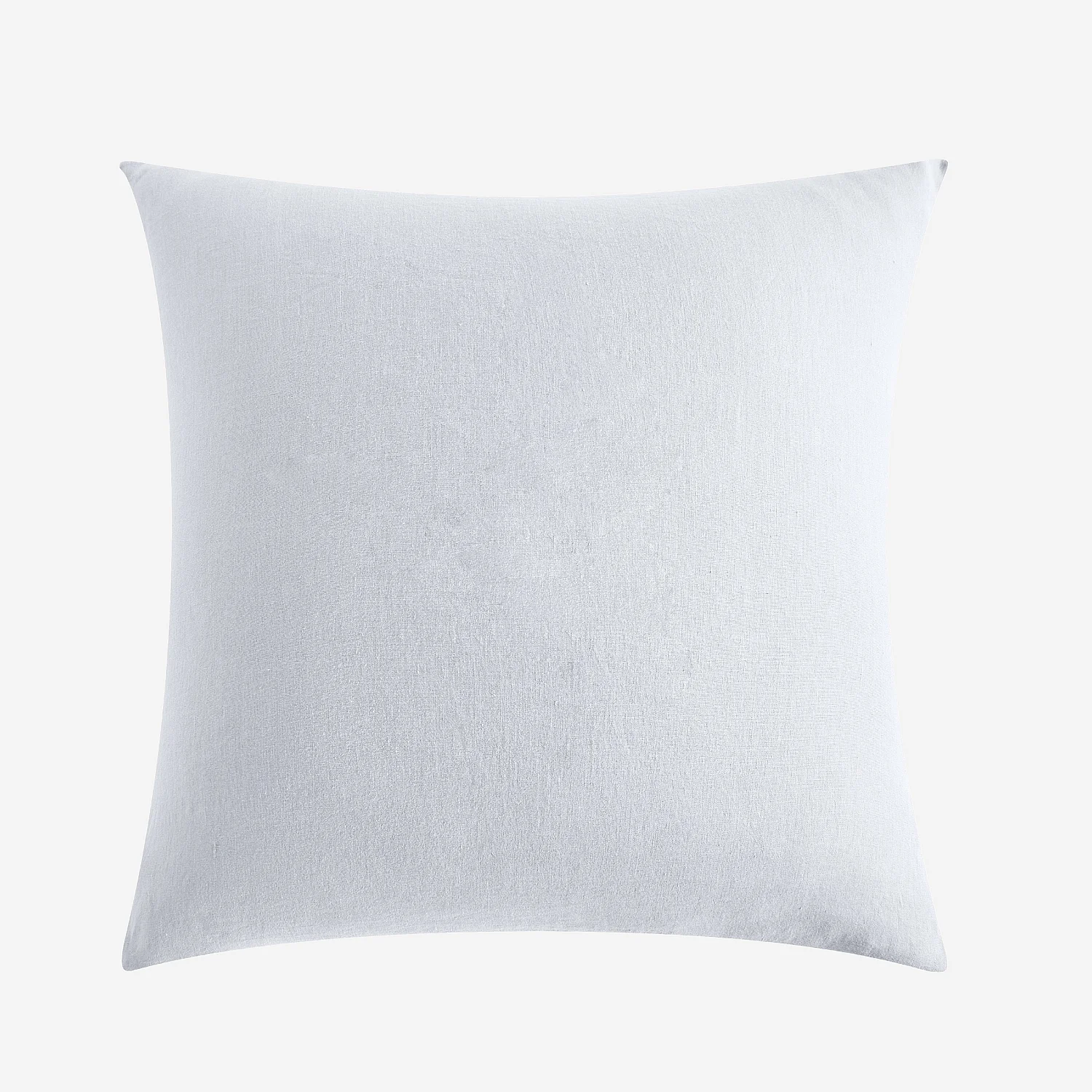 Taie d'oreiller en lin - 65 x 65 cm - Blanc - 2