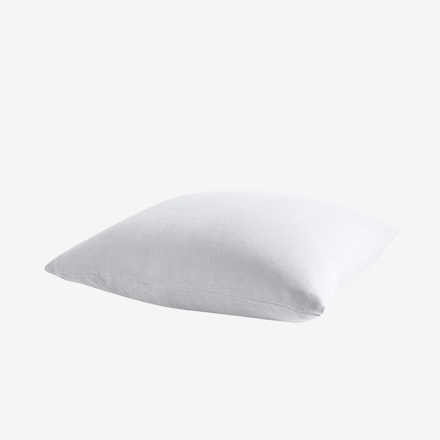 Taie d'oreiller en lin - 65 x 65 cm - Blanc - 6