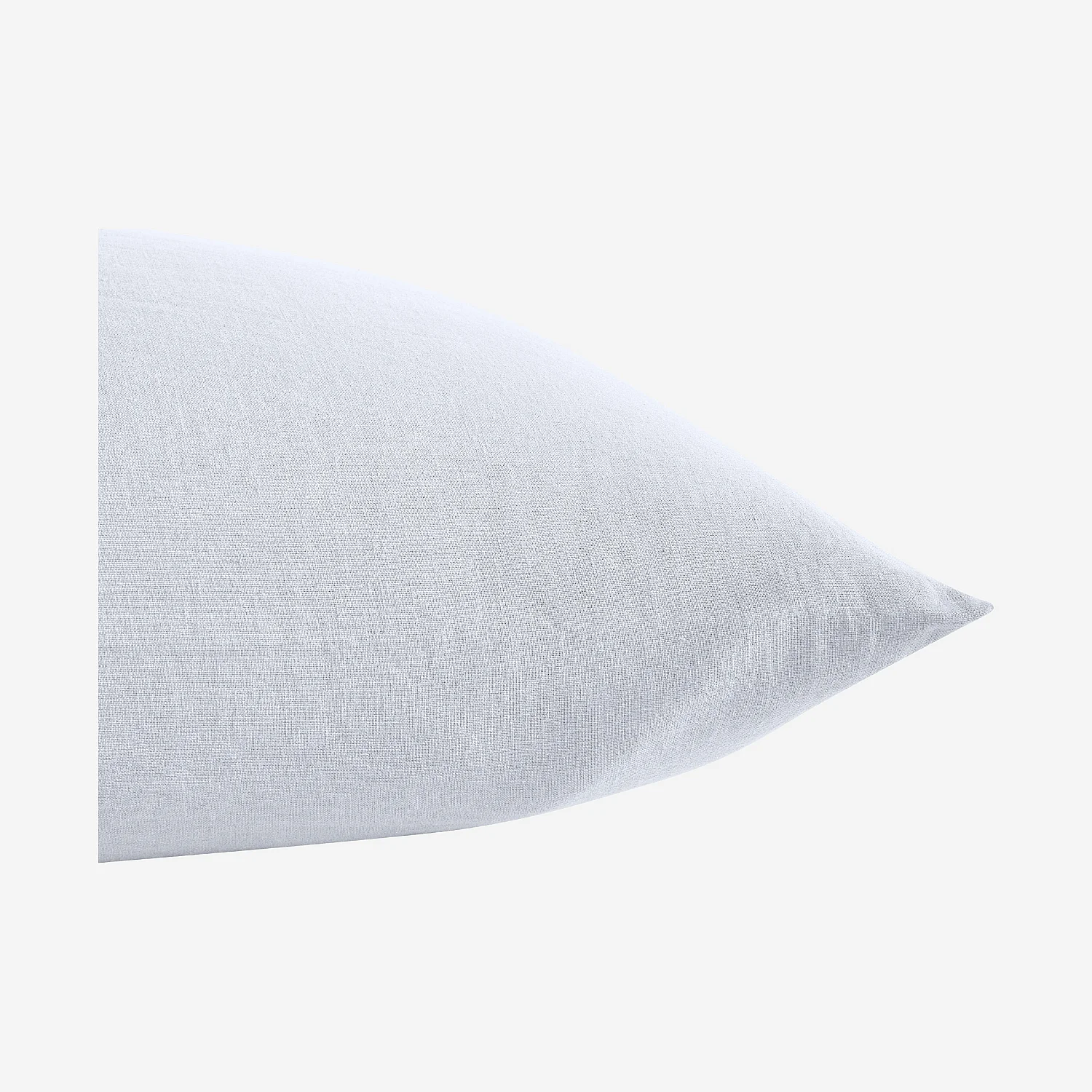 Linnen kussensloop - 65 x 65 cm - Wit - 4