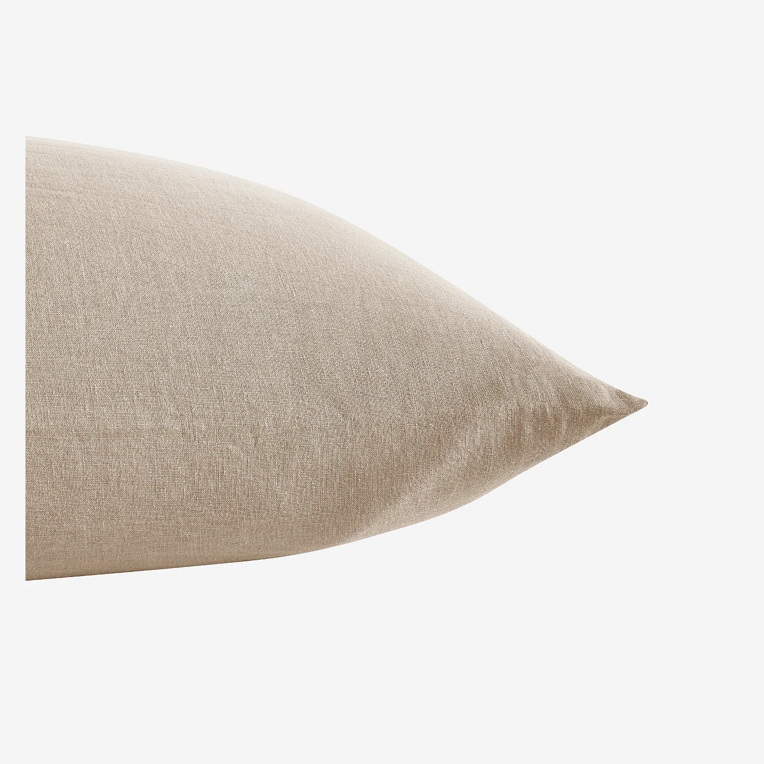 Taie d'oreiller en lin - 65 x 65cm - Naturel - 4