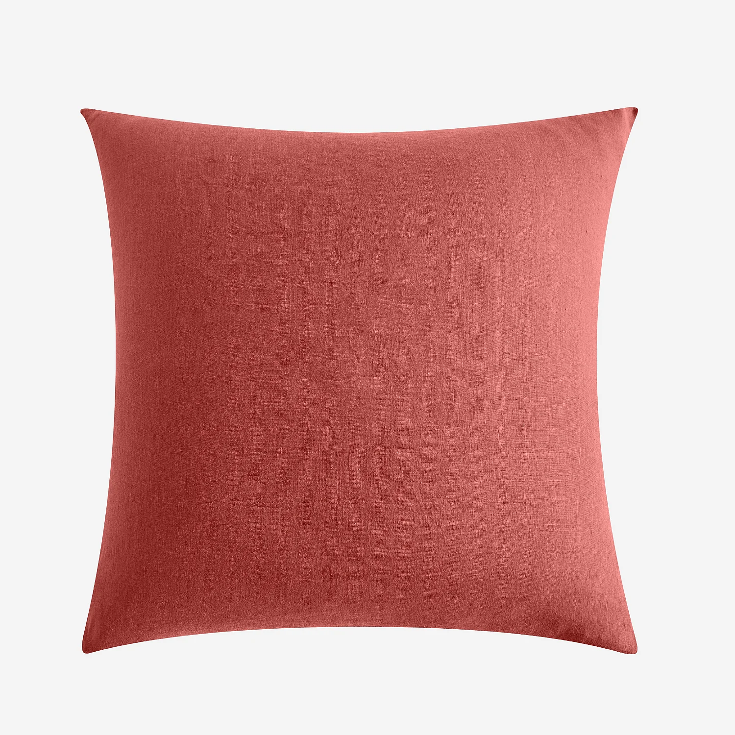 Taie d'oreiller en lin - 65 x 65 cm - Terracotta - 2