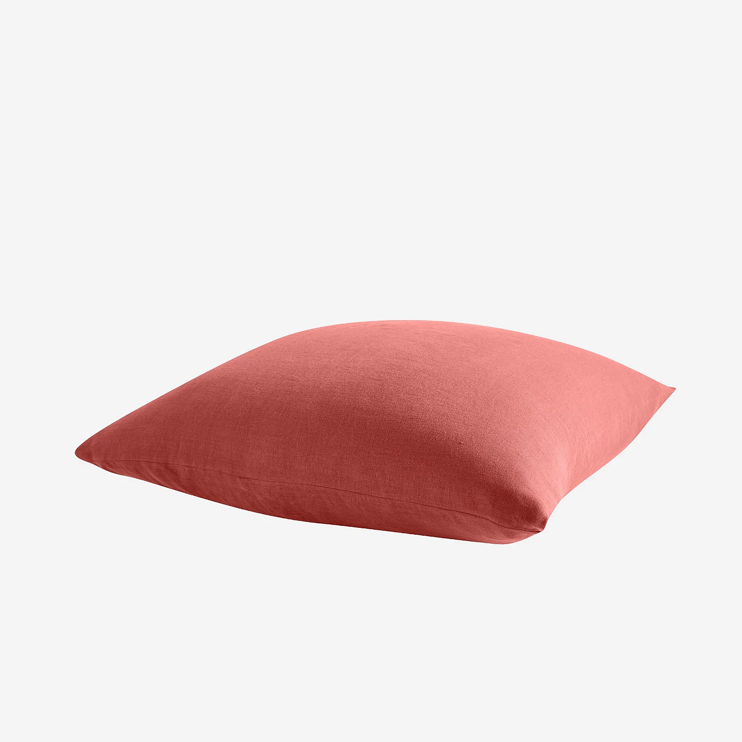 Taie d'oreiller en lin - 65 x 65 cm - Terracotta - 6