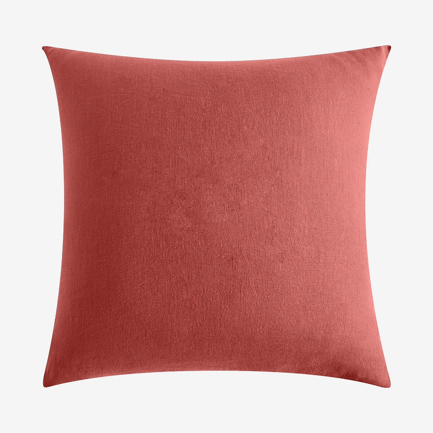 Taie d'oreiller en lin - 65 x 65 cm - Terracotta - 2