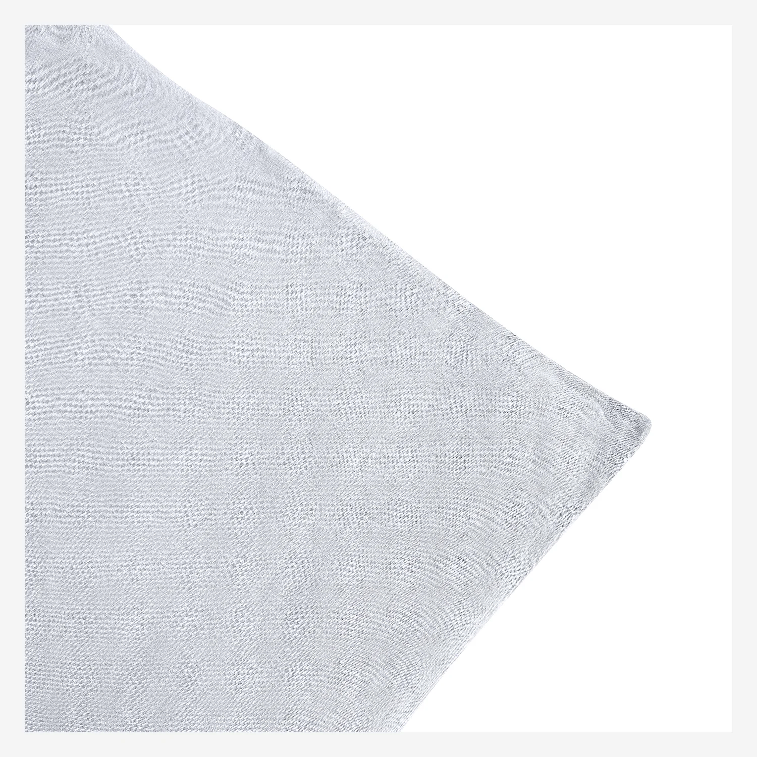 Housse de couette en lin - 260 x 240 cm - Blanc - 4