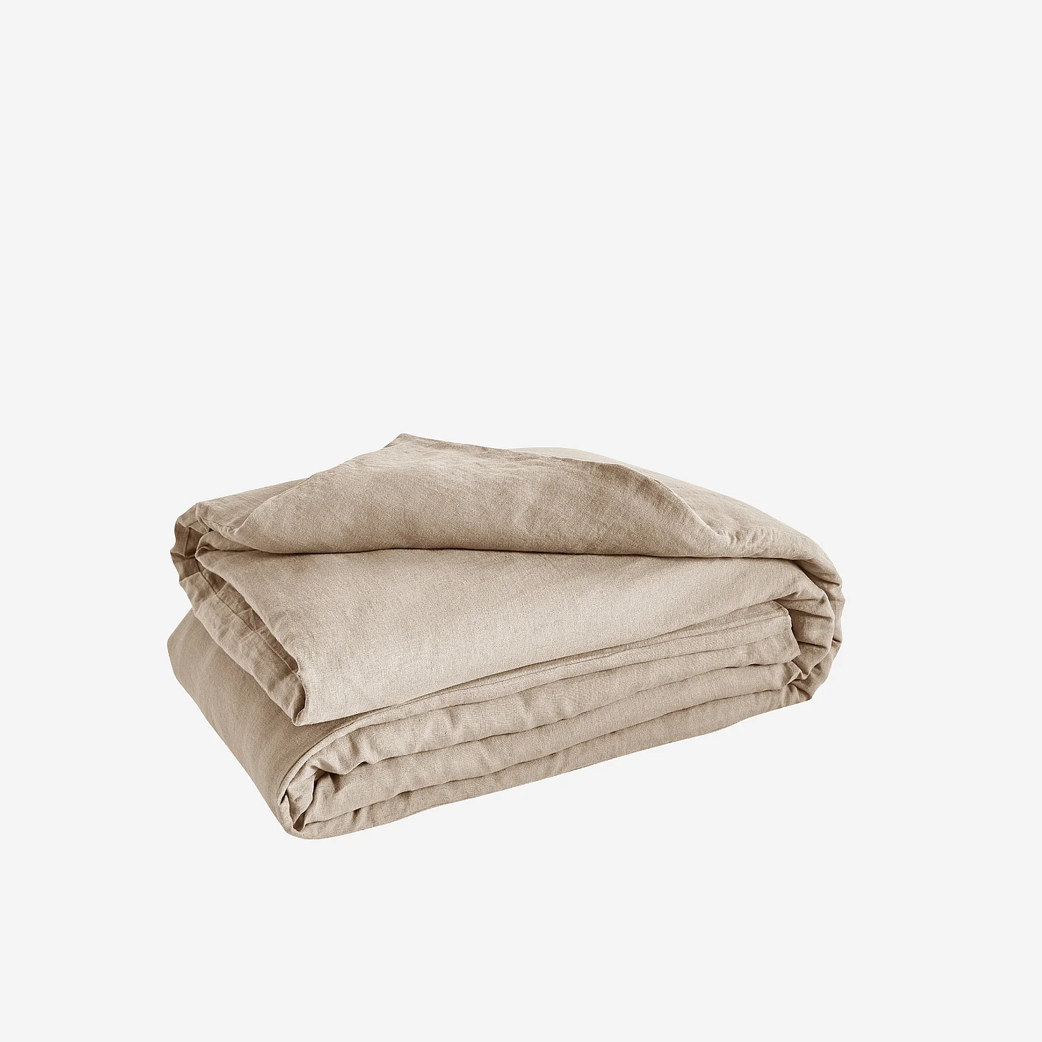 Housse de couette en lin - 240 x 220 cm - Naturel - 6