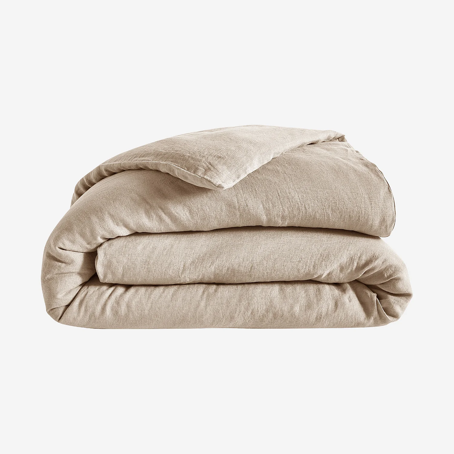 Housse de couette en lin - 240 x 220 cm - Naturel - 2