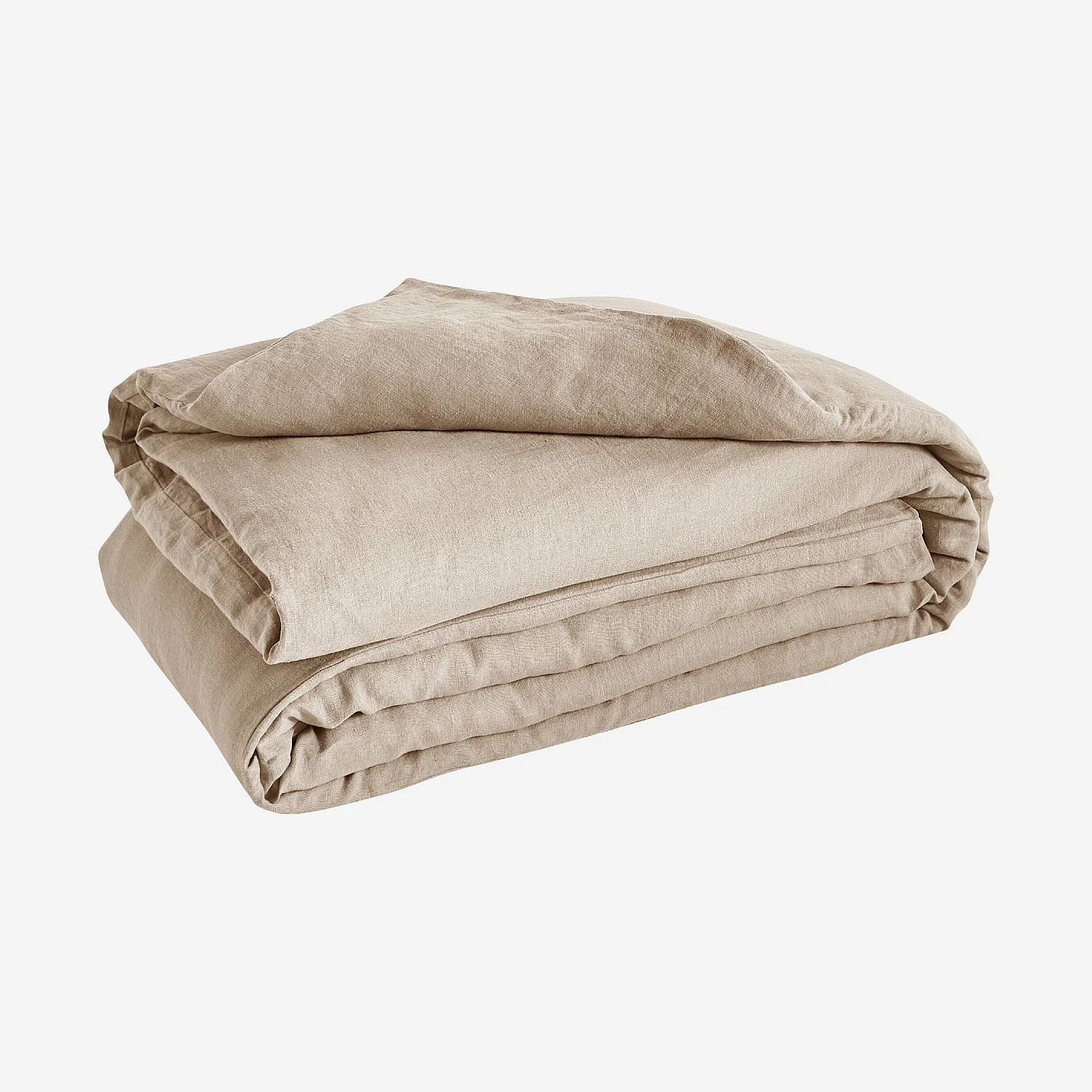 Housse de couette en lin - 240 x 220 cm - Naturel - 6