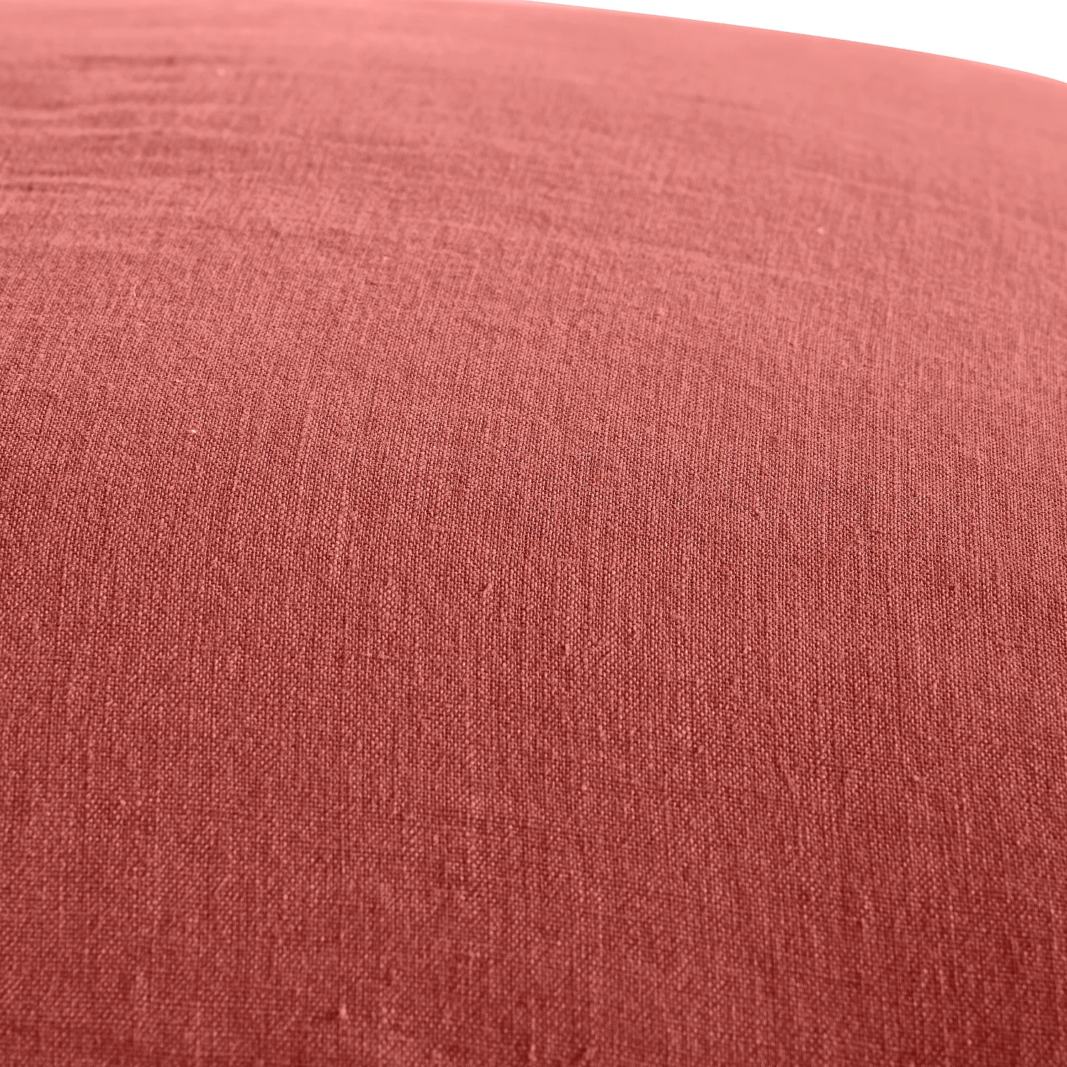 Housse de couette en lin - 260 x 240 cm - Terracotta - 5