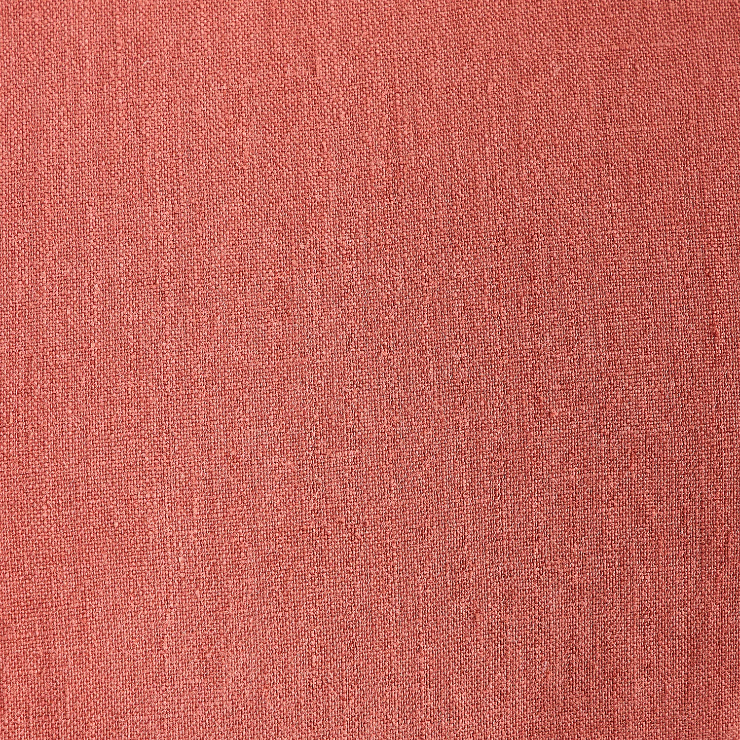 Coussin en lin à bourdon noir - 45 x 45 cm - Terracotta - 4