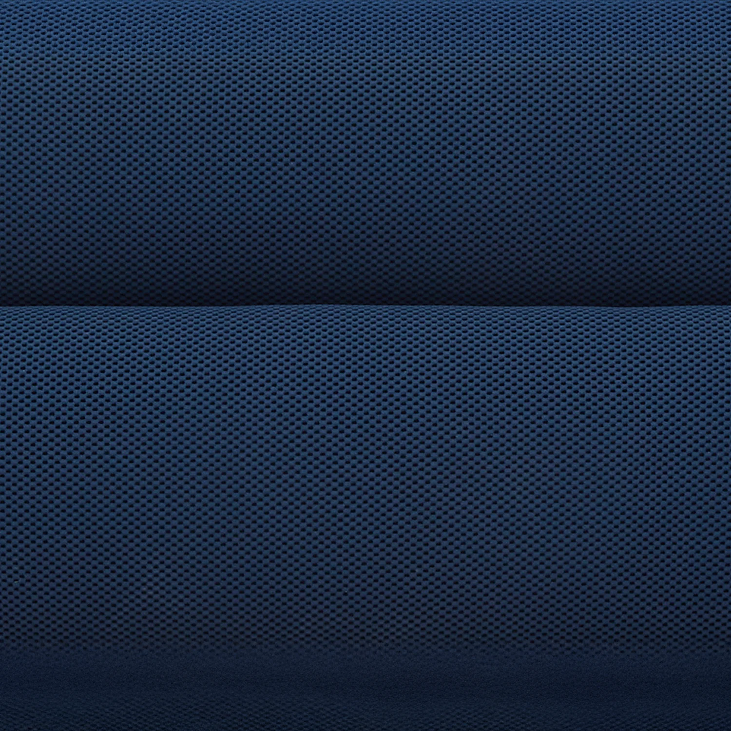 Ensemble lit 180 x 200 cm en tissu 3D et matelas Hybride Excellence - Bleu marine - 3