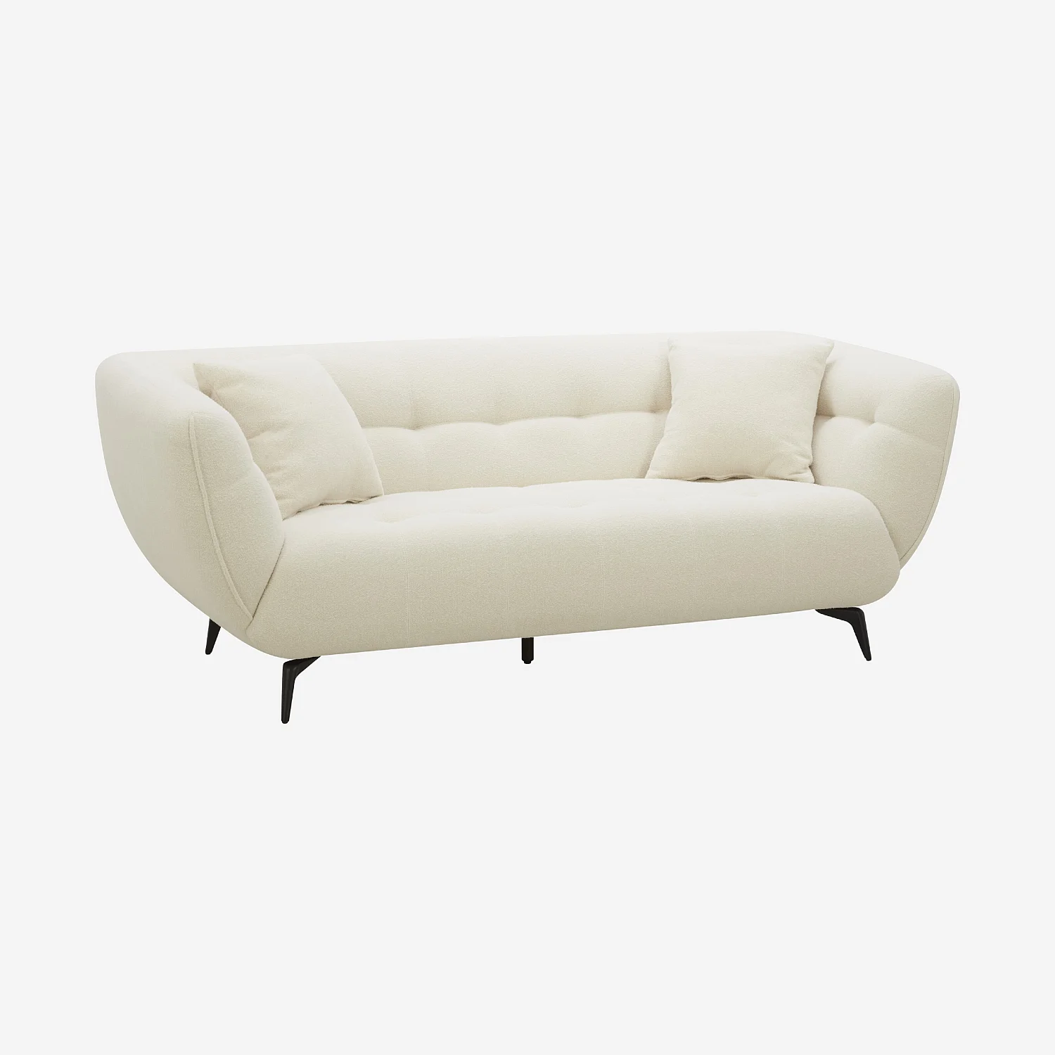 3-Sitzer Stoffsofa - Ecru - 4